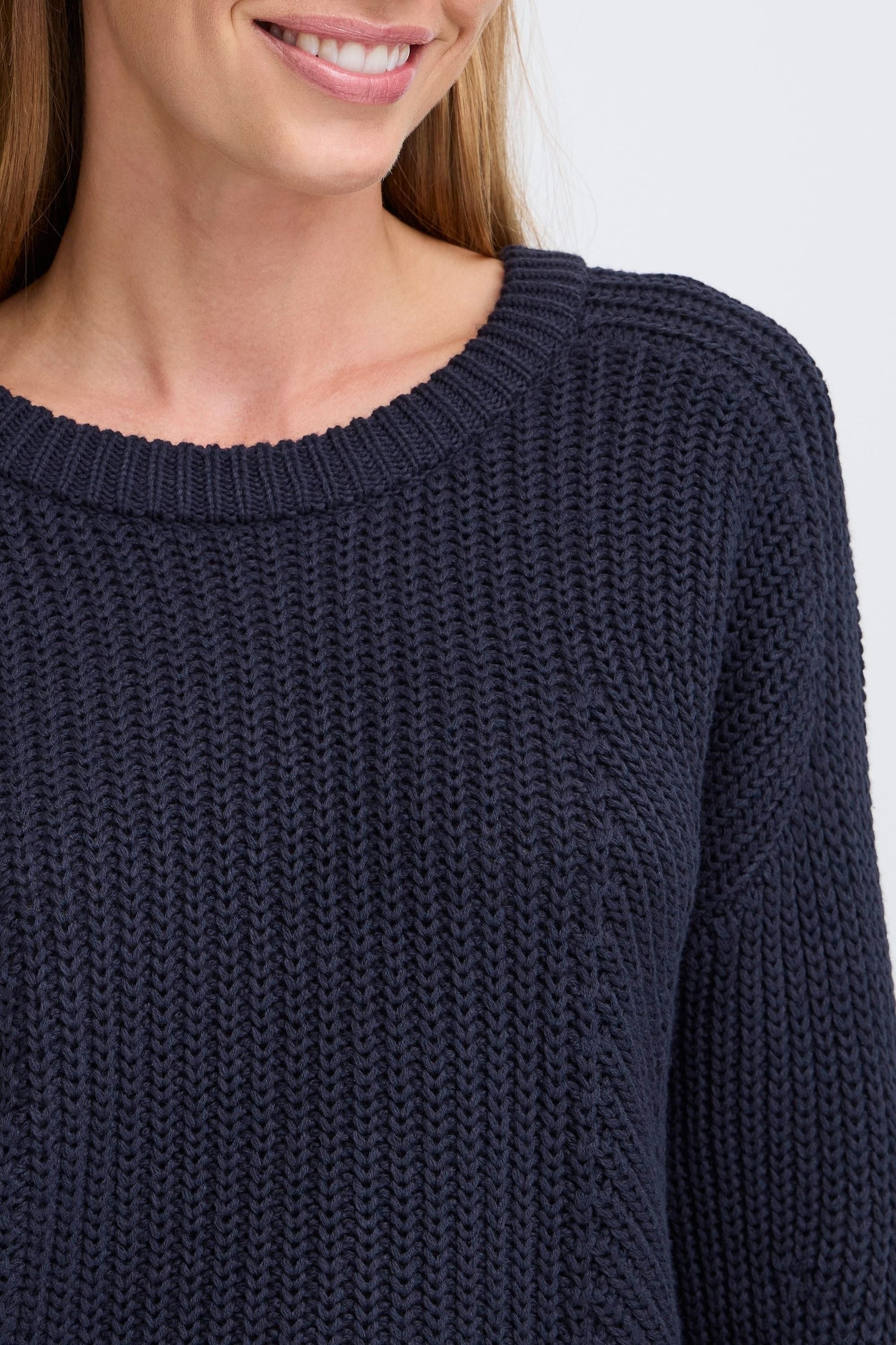 OXMO Strickfleece-Pullover »Strickpullover OXFKANNA«
