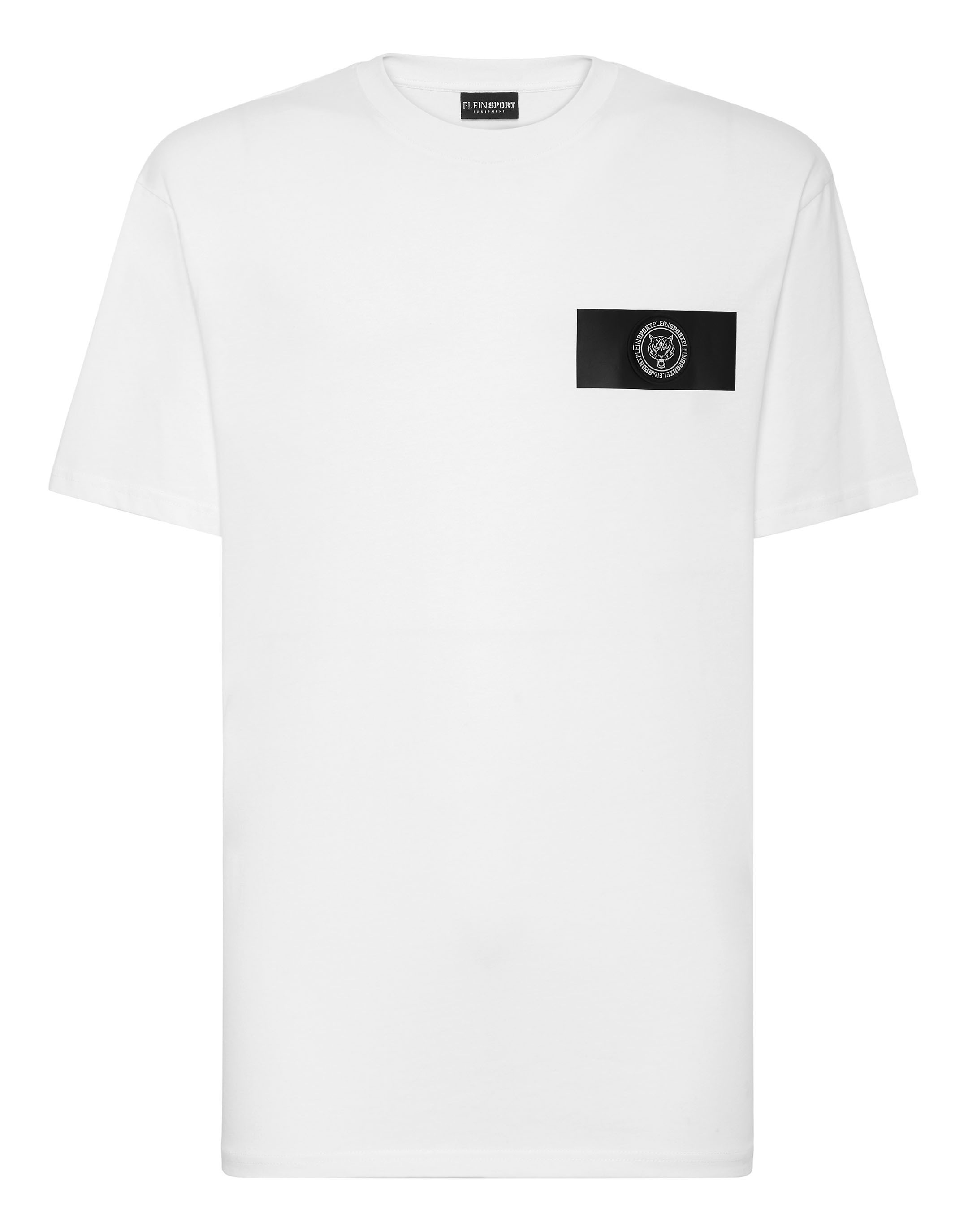 T-Shirt PLEIN SPORT "T-Shirt", Jungen, Gr. L, weiß (01, weiß), Obermaterial: 100% Baumwolle, Shirts T-Shirt