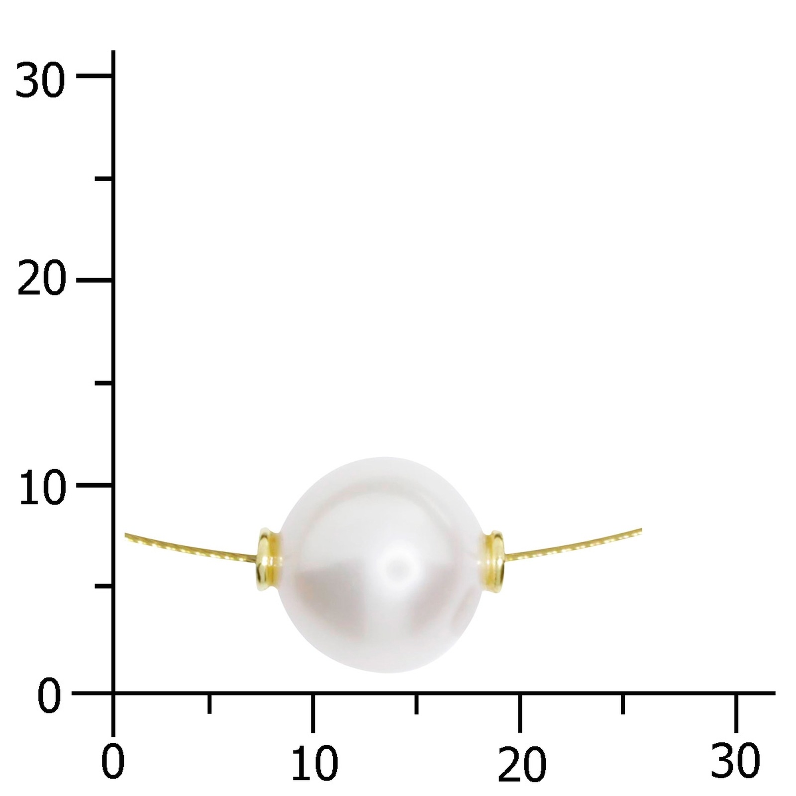 Ostsee-Schmuck Edda Necklace Gold 42cm 3