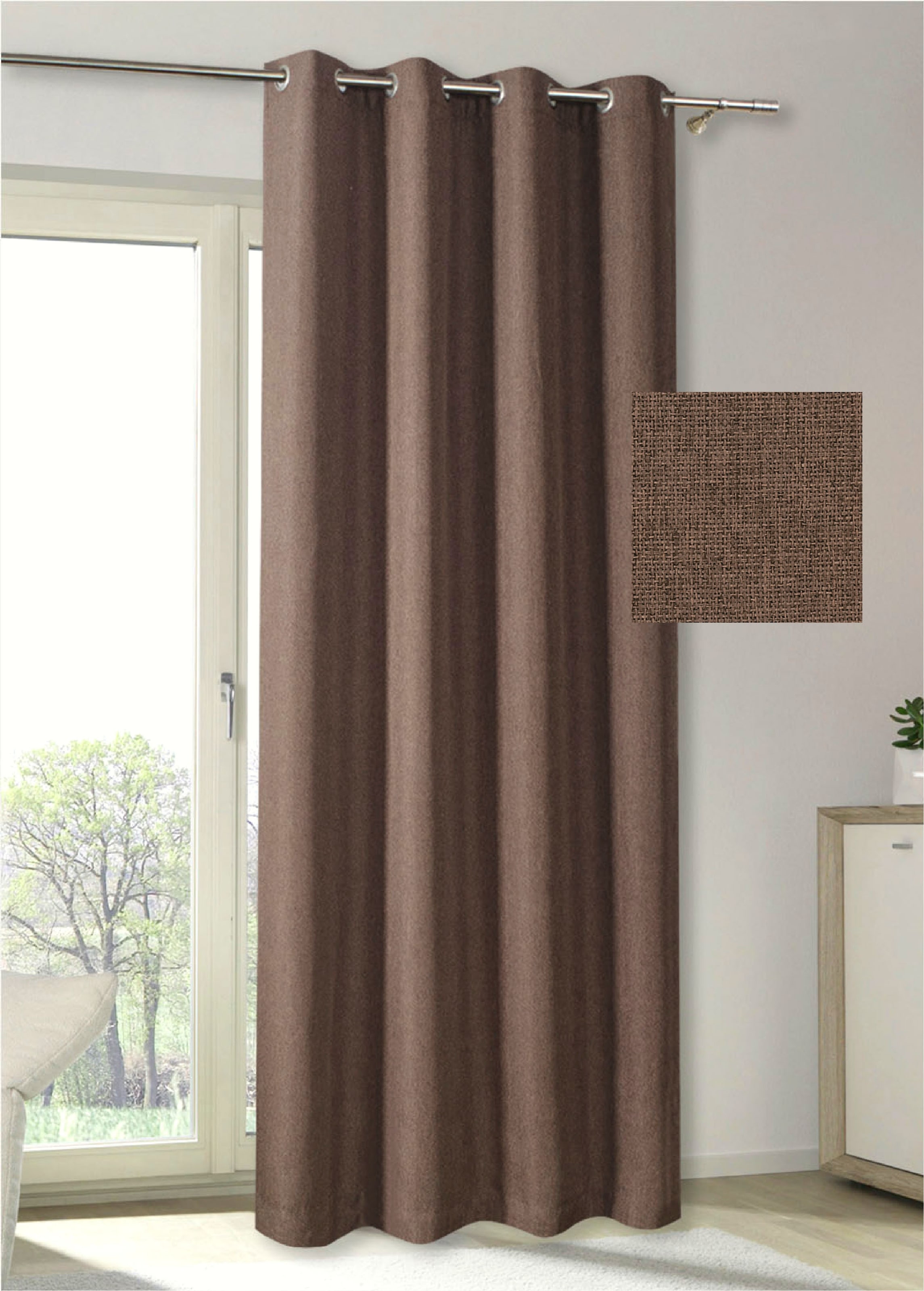 my home Vorhang "MAILAND" Ösen 1 Stk. tlg. blickdicht, verschiedene Farben, günstig online kaufen