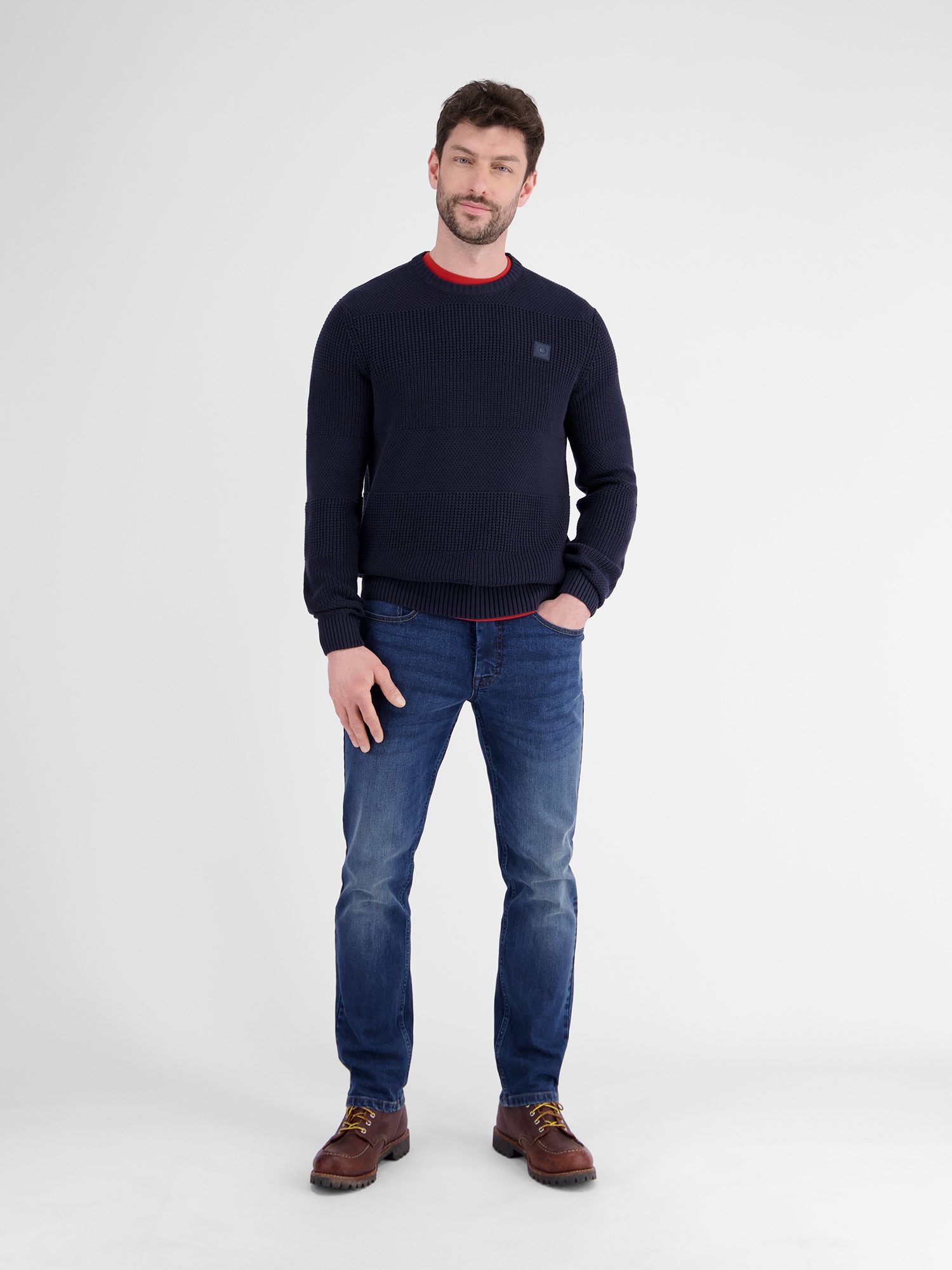 LERROS Strickpullover »LERROS Herren Strickpullover«