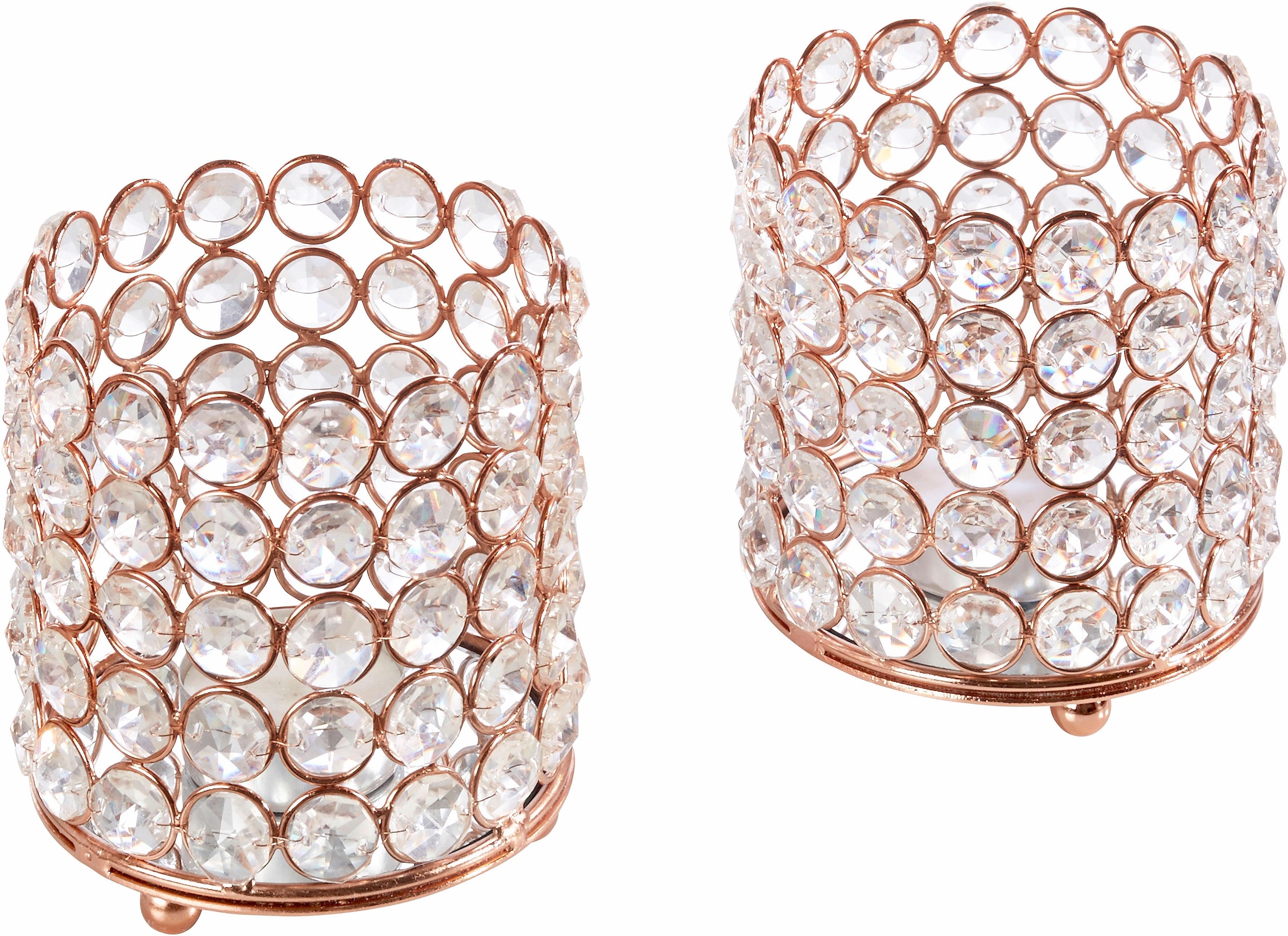 Home affaire Windlicht "Kristall" günstig online kaufen