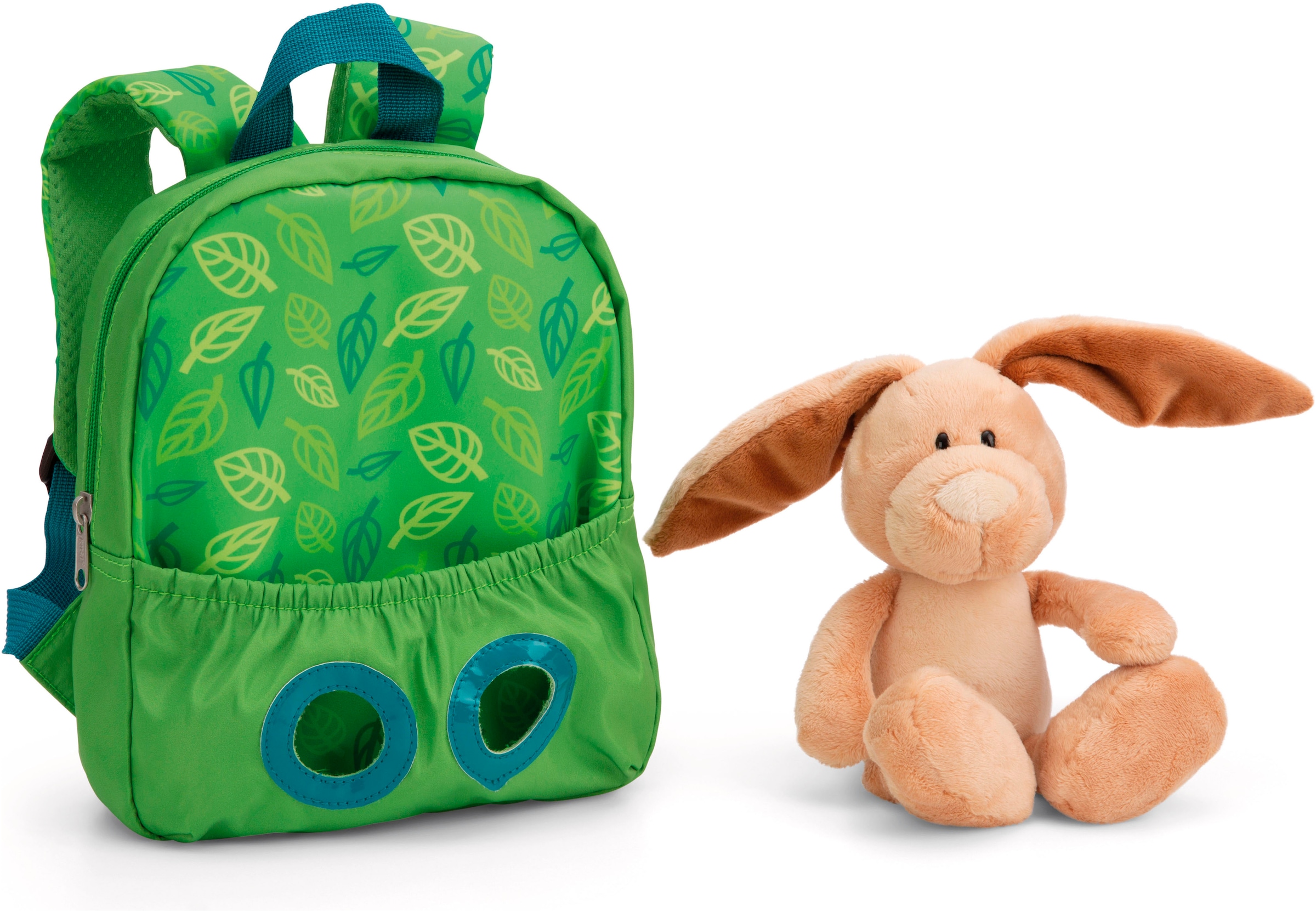 Nici Kinderrucksack »Travel Friends, Rucksack mit Plüsch Hase, 25 cm«