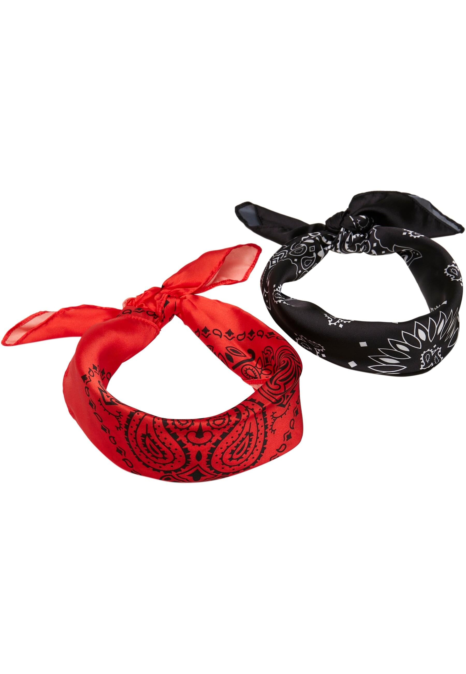 Loop »Urban Classics Unisex Satin Bandana 2-Pack«, (1 St.)