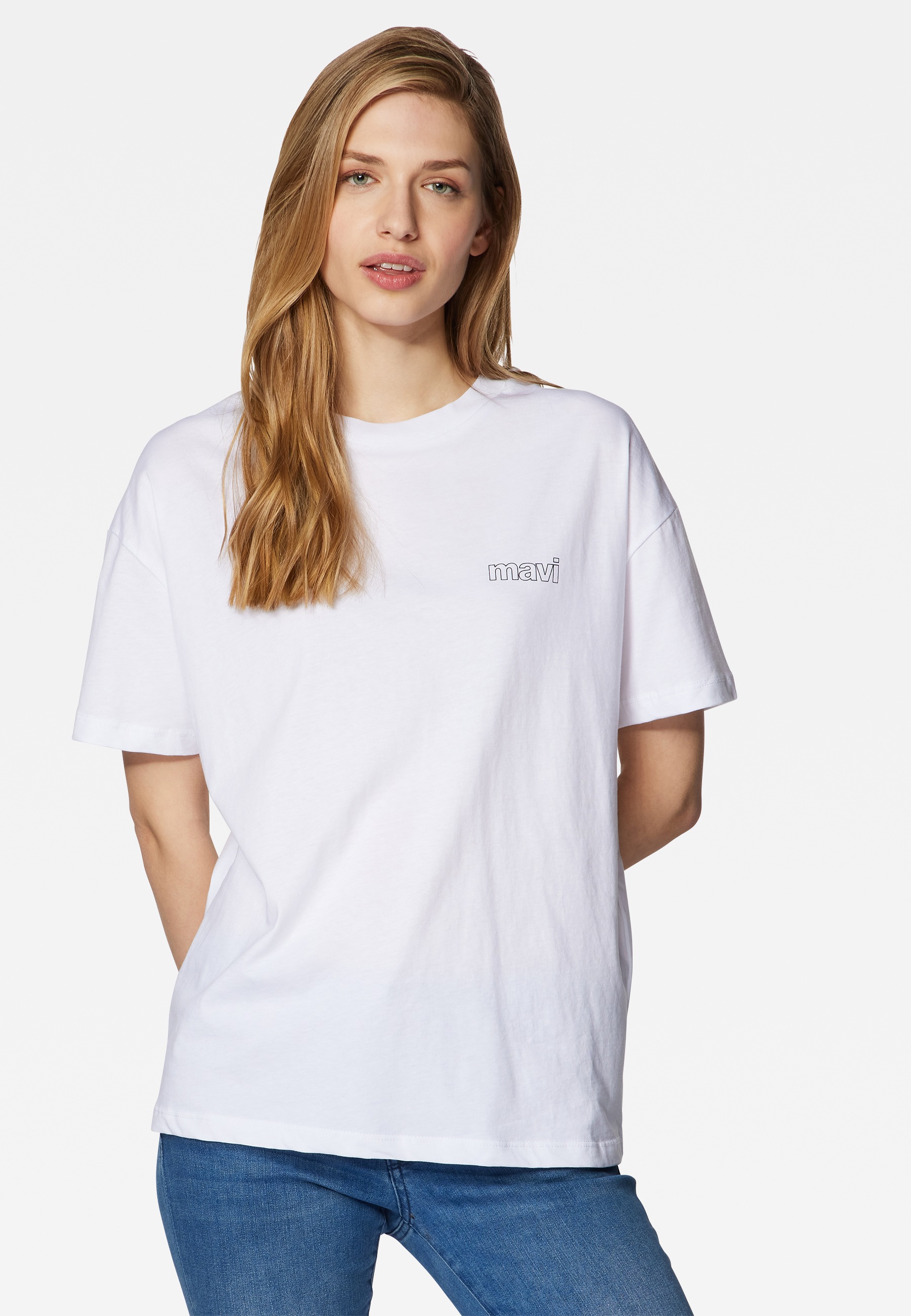 Mavi Rundhalsshirt »SHORT SLEEVE TEE«, Basic T-Shirt