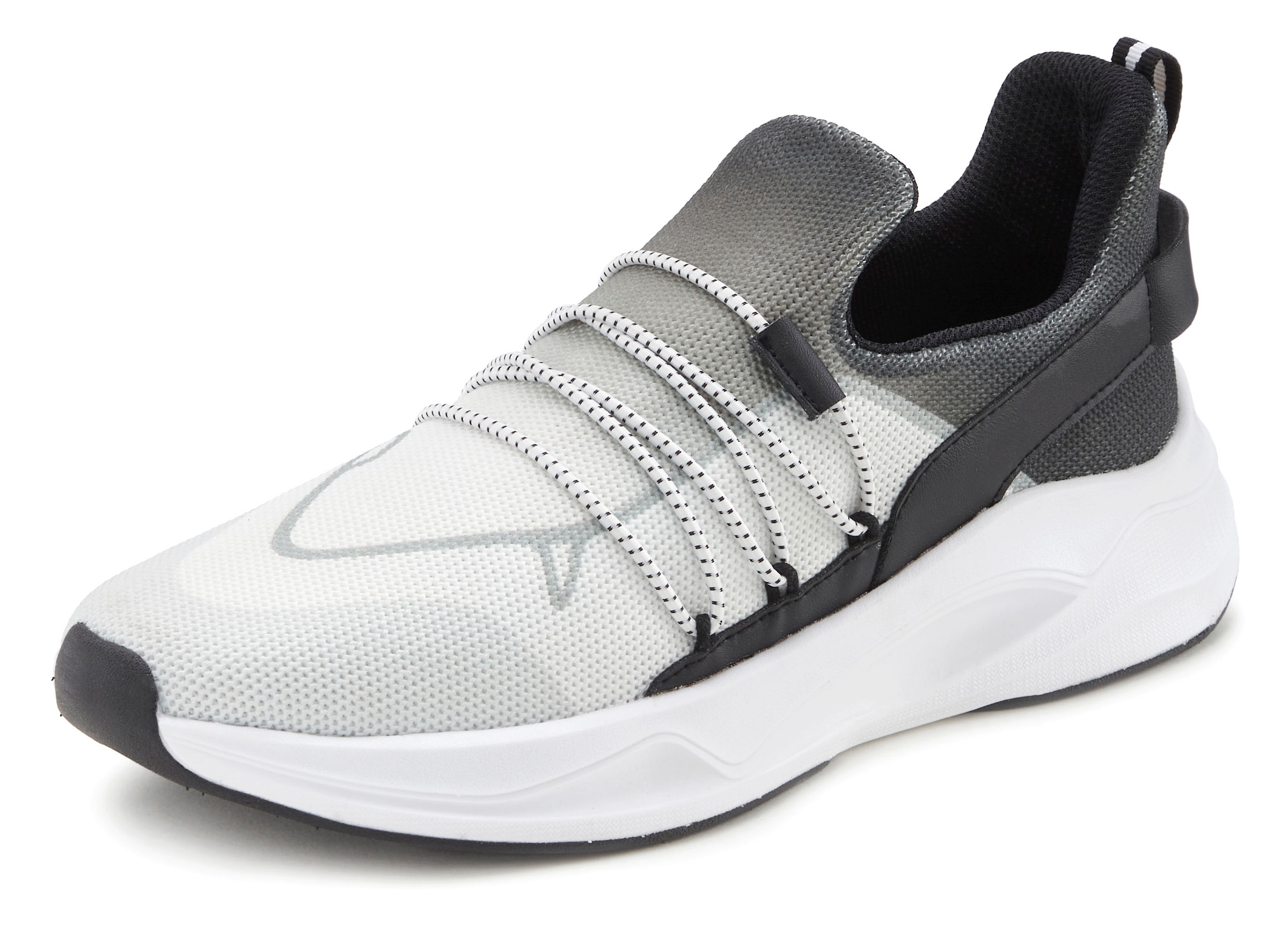 John Devin Sneaker »Freizeitschuhe, Slip-On Sneaker«, mit elastischen Bändern für schnelles Reinschlüpfen VEGAN