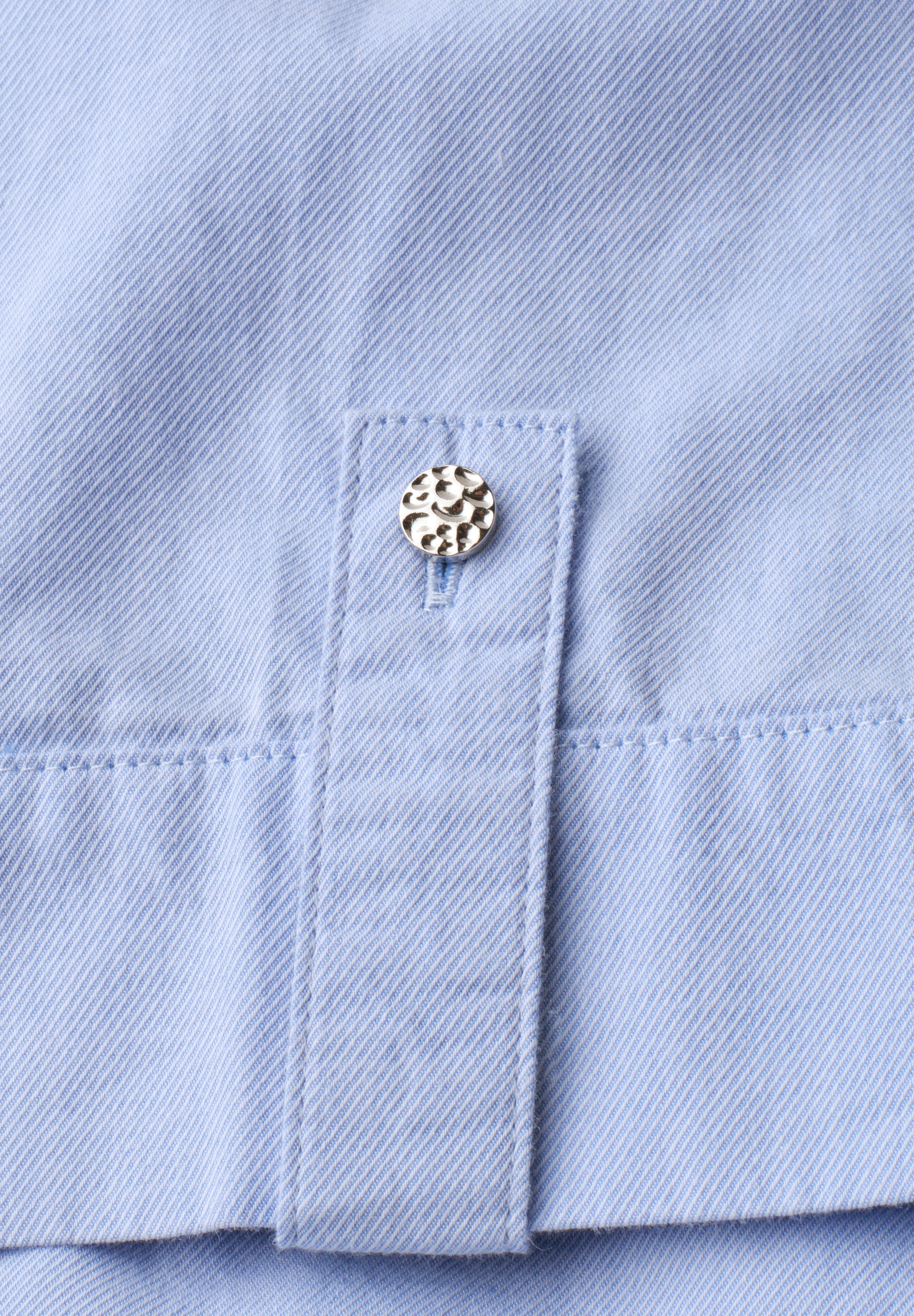 STREET ONE Kurzarmbluse Chambray