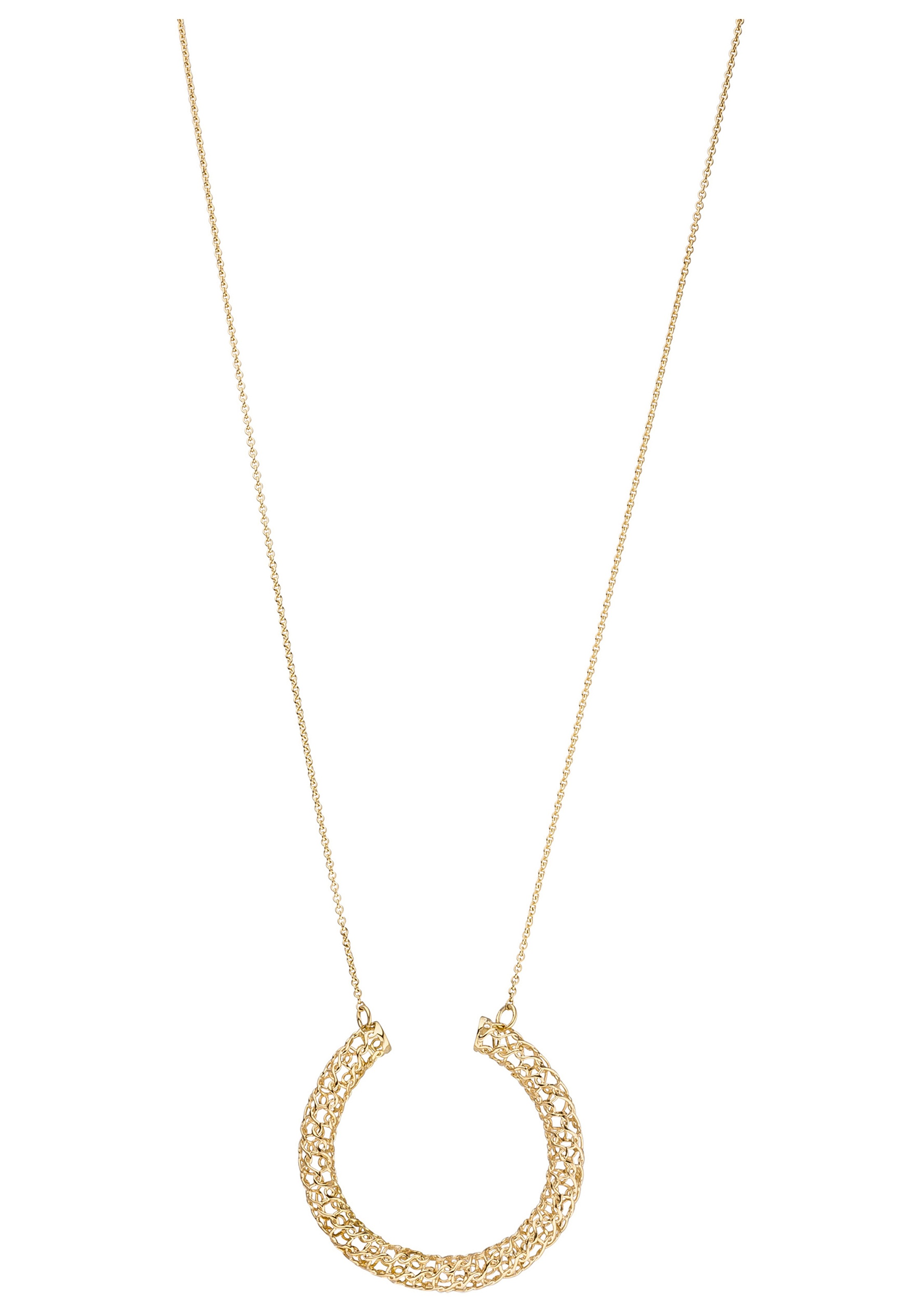 JOBO Kette mit Anhänger »Geflecht«, 750 Gold 45 cm
