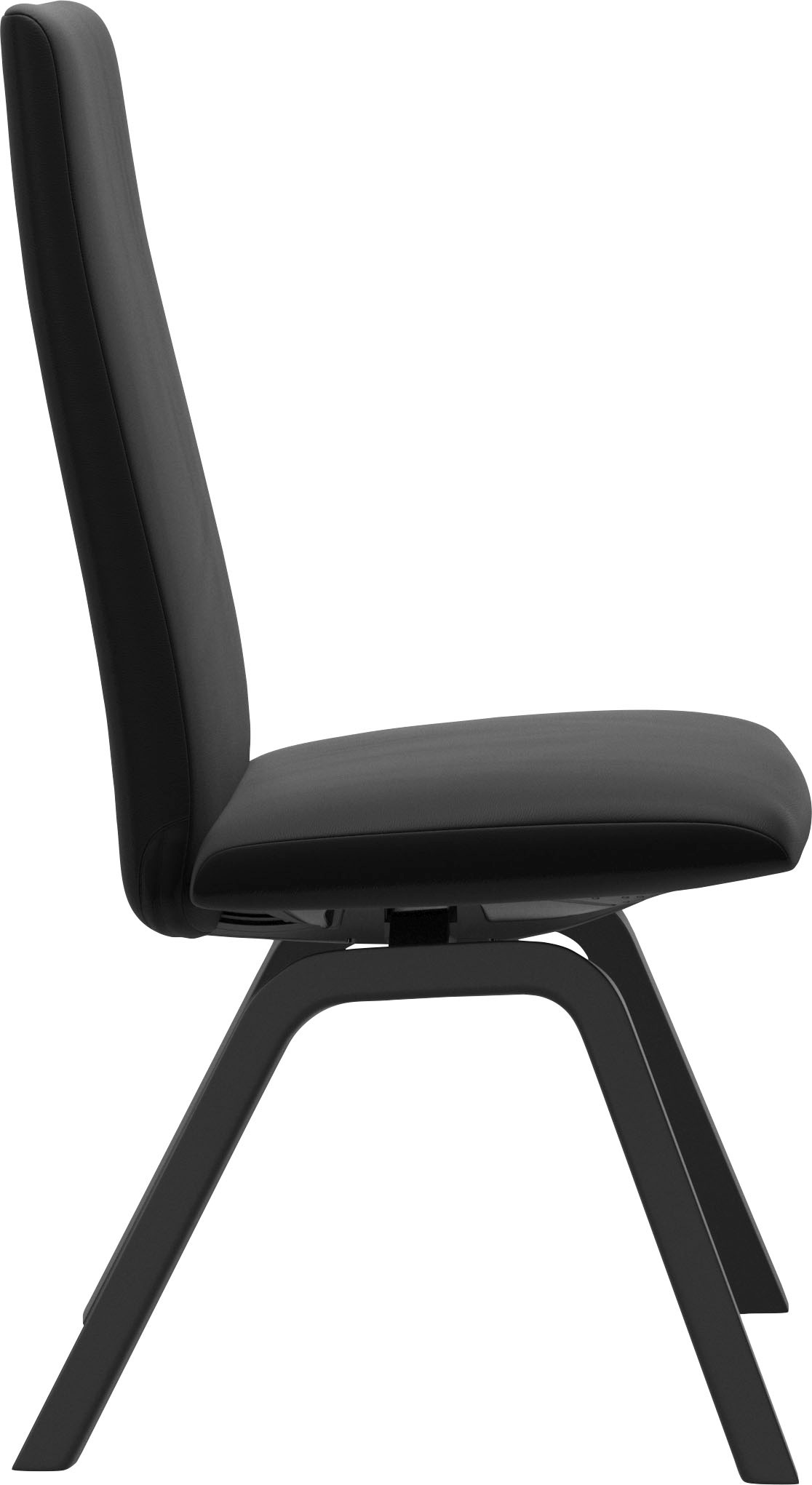 Stressless® Polsterstuhl »Laurel«, Leder PALOMA, High Back, Größe M, mit schräggestellten Beinen in Schwarz