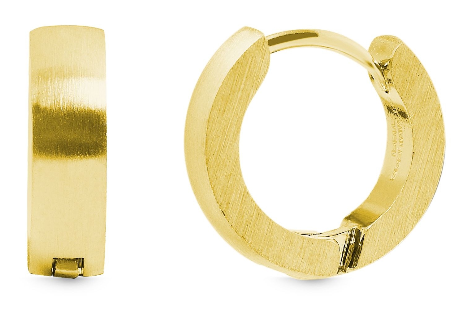 Adelia´s Klappcreolen »Damen Ohrringe – Klappcreole aus Edelstahl« Geschenkidee: zeitlos und vielseitig