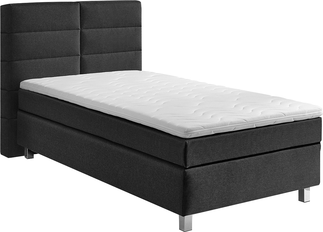 Westfalia Schlafkomfort Boxspringbett, wahlweise mit Kaltschaum-Topper, 2 Matratzenqualitäten