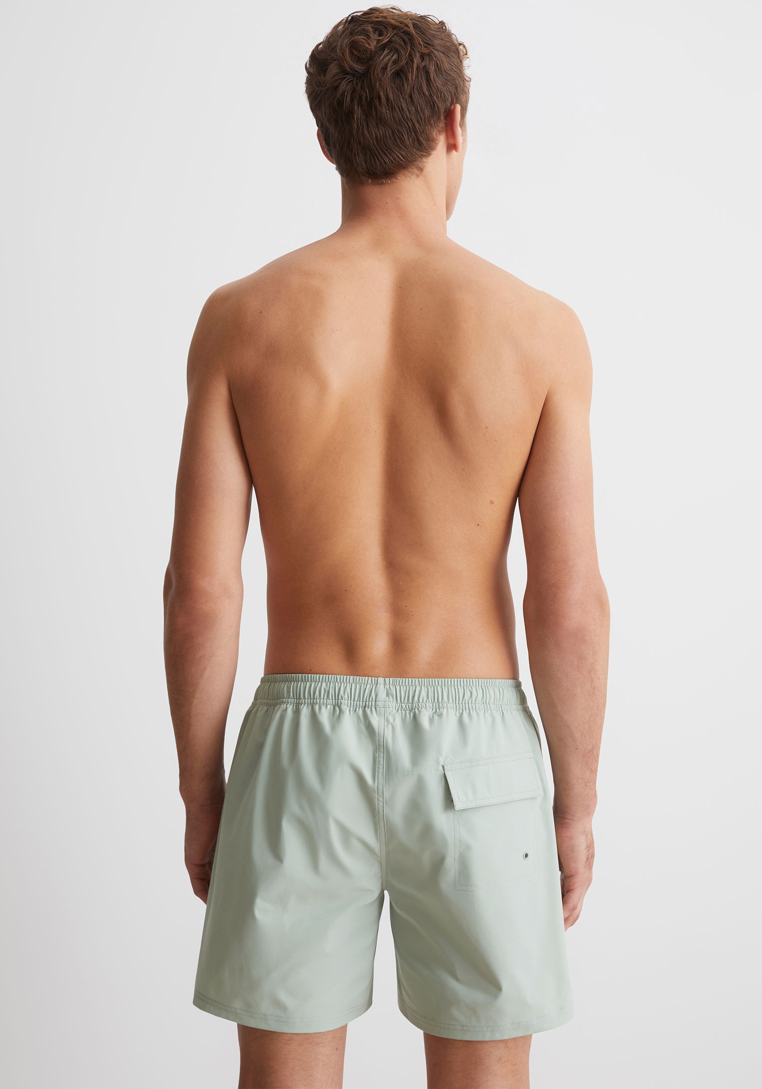 Marc O'Polo Badeshorts »Olmen (Essentials Beach Jersey)«, mit seitlichem Hingucker-Schriftzug
