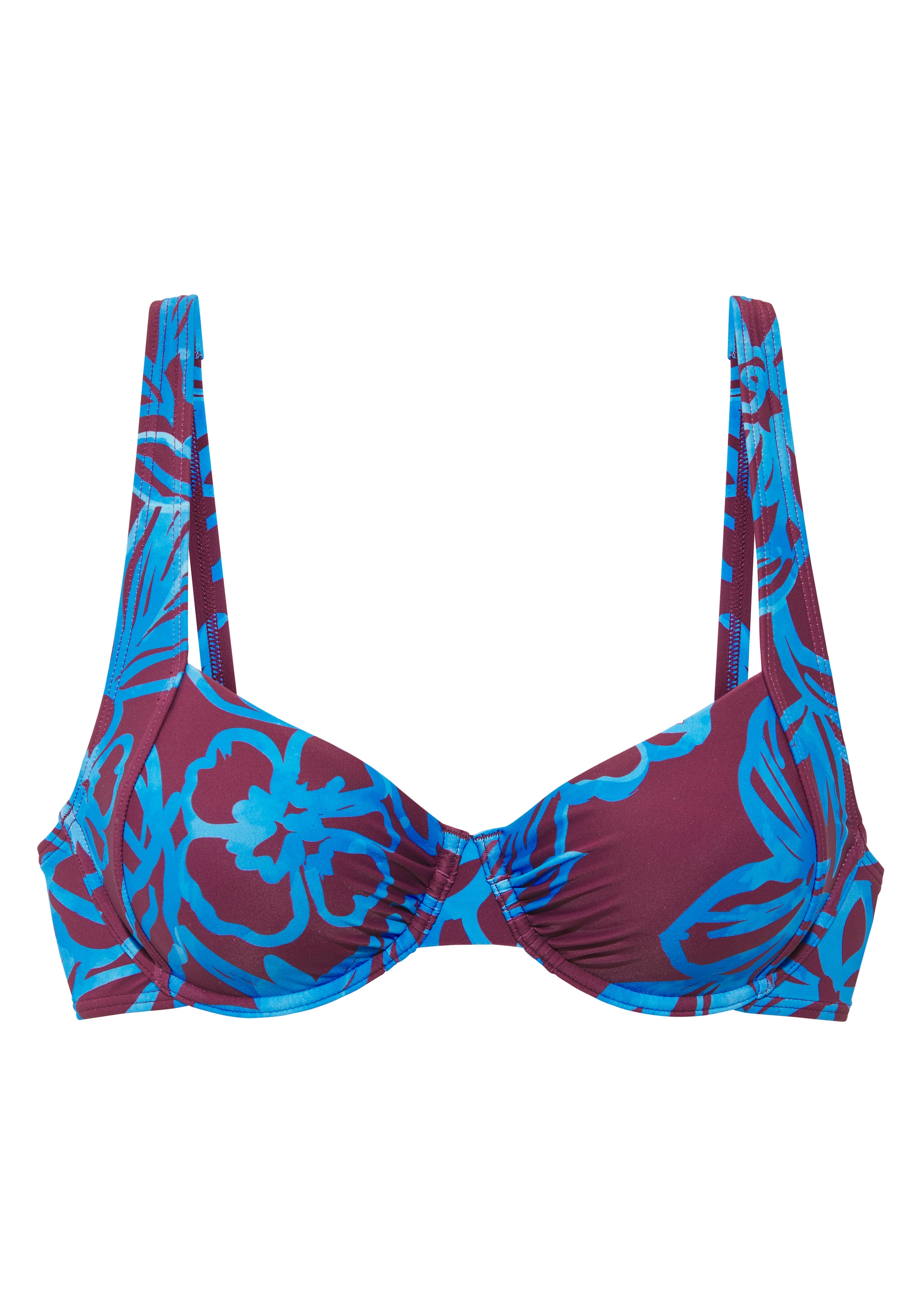 LASCANA Bügel-Bikini-Top "Esme" mit floralem Design günstig online kaufen