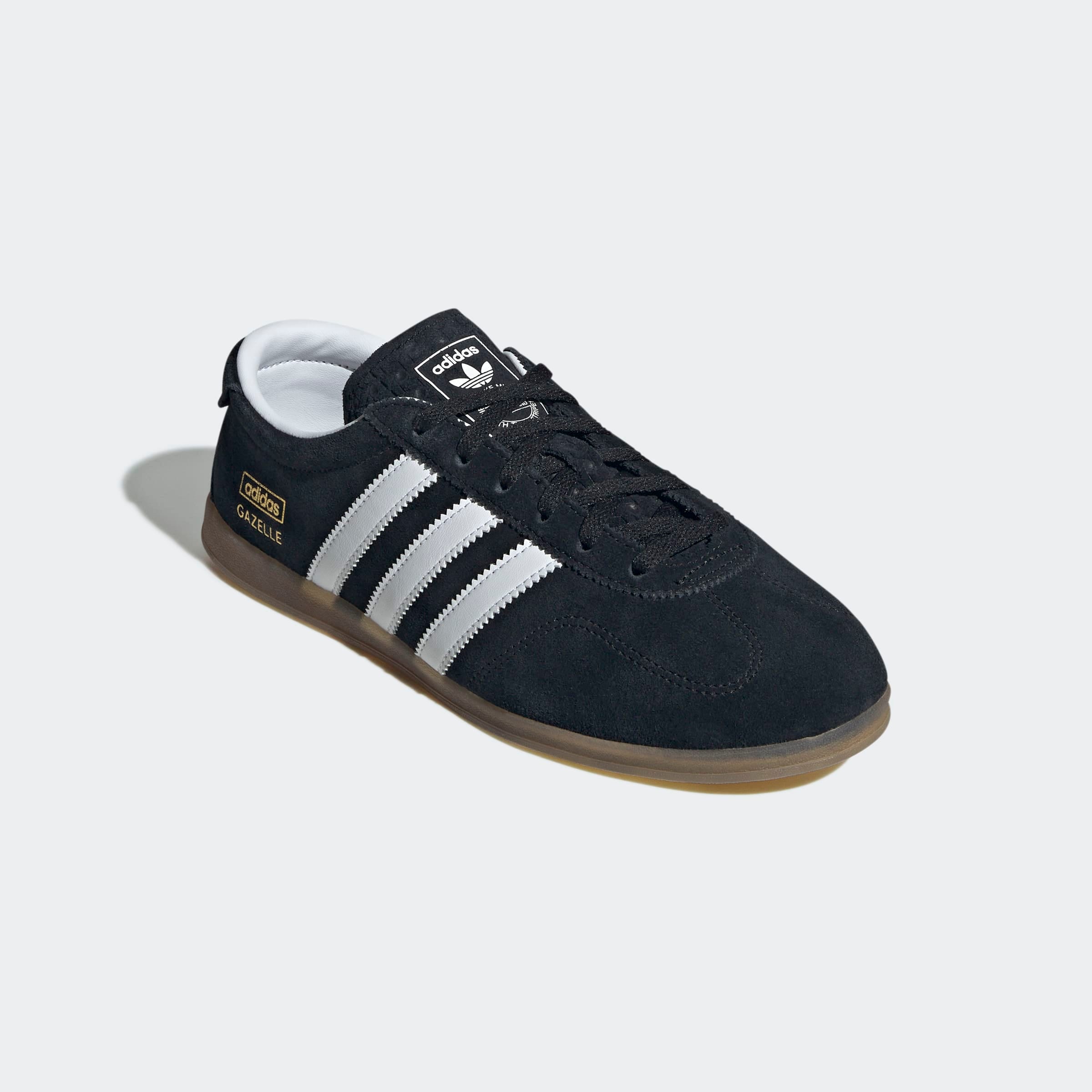 Damen Sneaker "GAZELLE LO PRO SHUHE", ADIDAS ORIGINALS, Gr. 42, schwarz, Leder, Synthetik, Schuhe