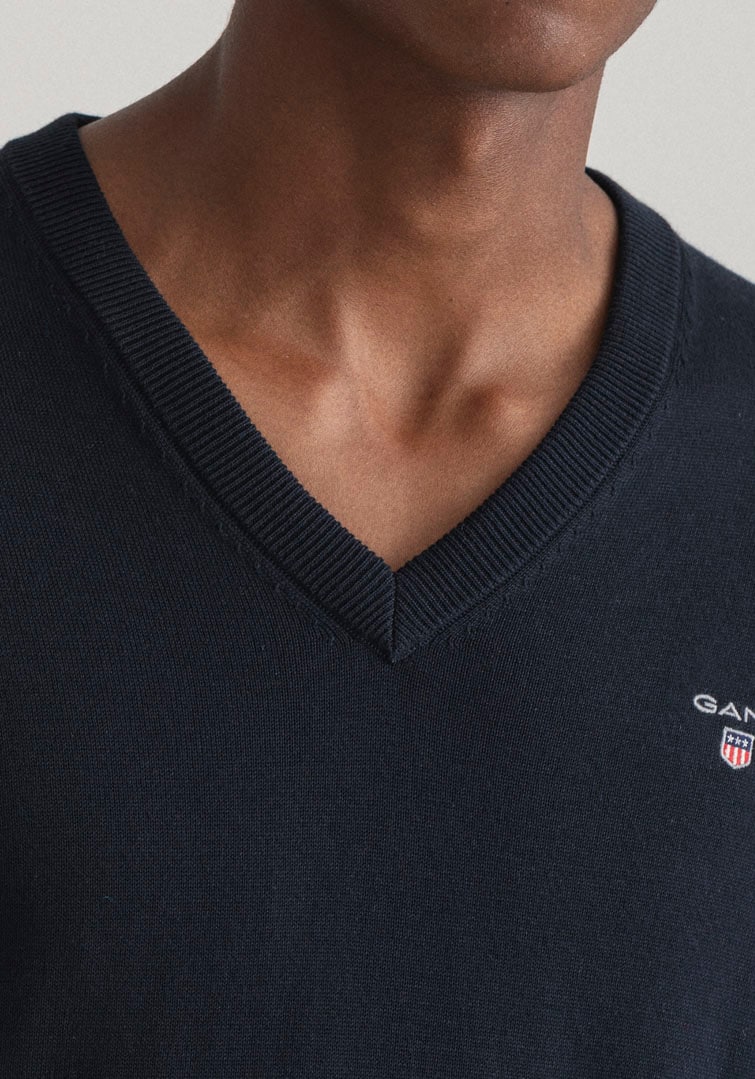 kaufen V-Ausschnitt-Pullover ▷ COTTON NEW« - V-NECK BAUR Gant | »CLASSIC