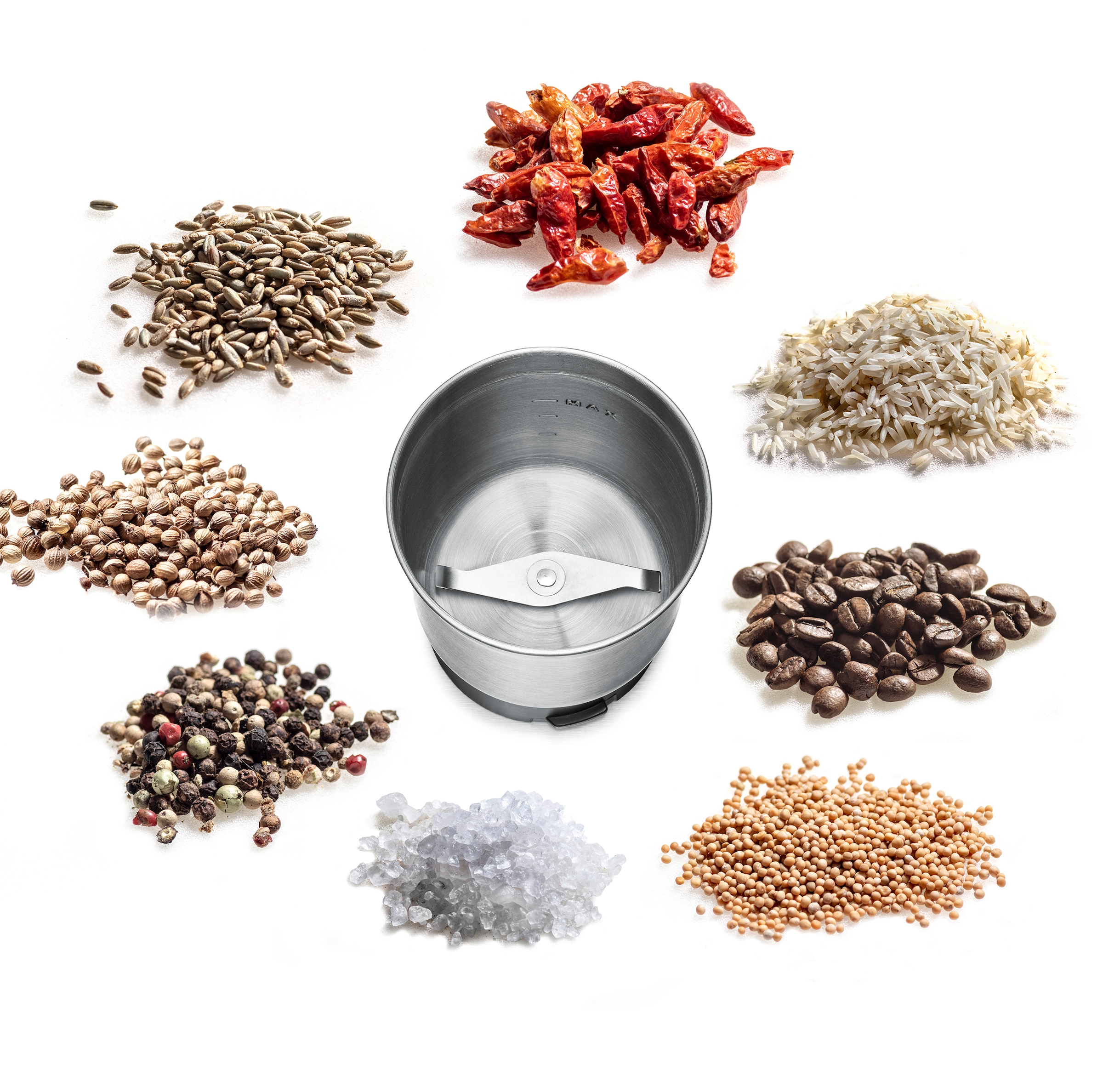 Rommelsbacher Kaffeemühle »EGK 250«, 200 W, Schlagmesser, 70 g Bohnenbehälter, Kaffee & Gewürz Mühle