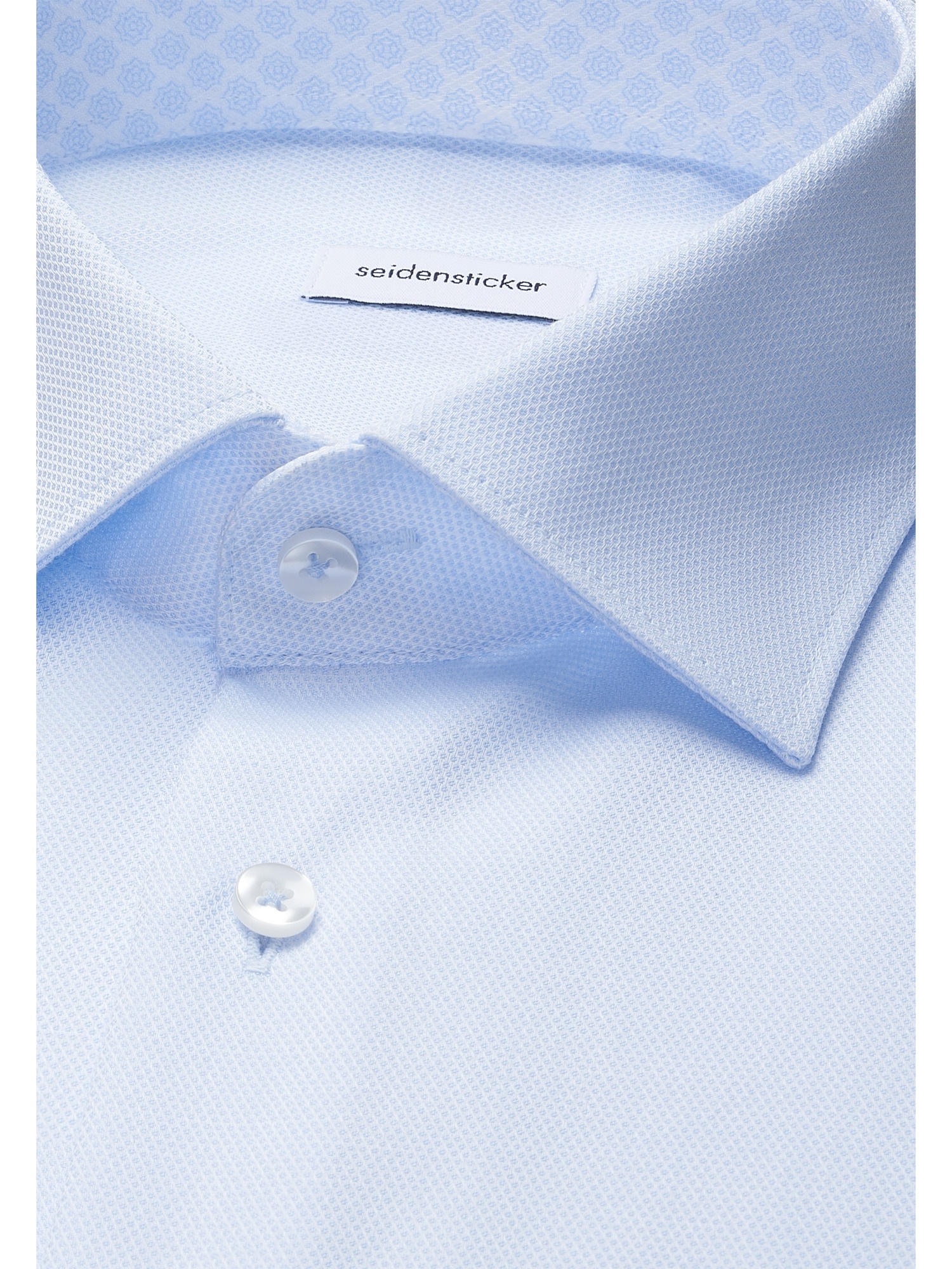 seidensticker Businesshemd »Schwarze Rose« Regular 1/1 Extra lang Kentkragen Struktur
