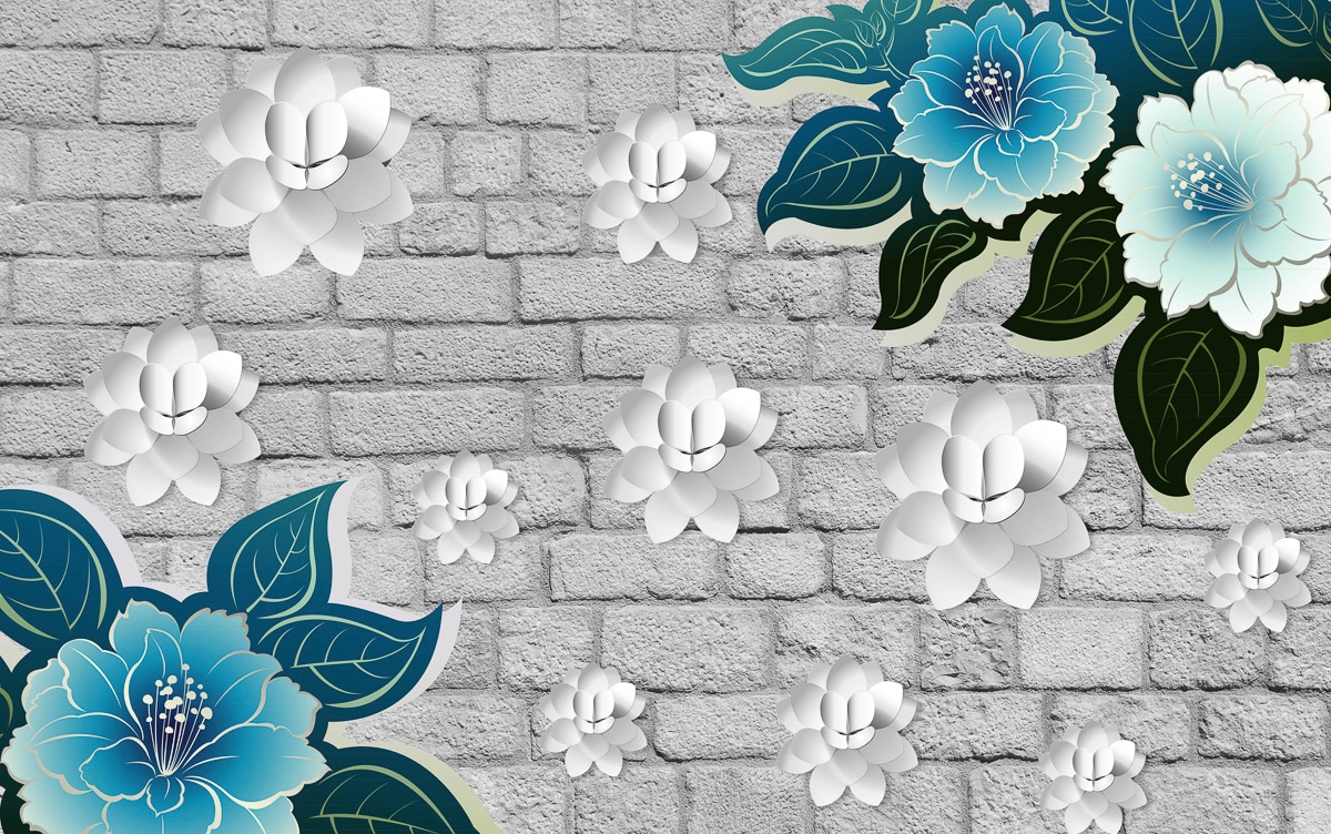 Papermoon 1100000002199 "Muster mit Blumen"