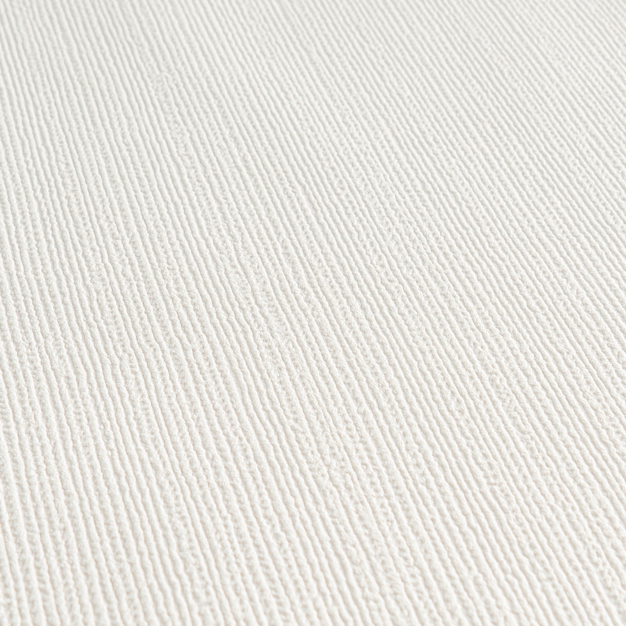A.S. Création Vliestapete »Happy Spring Vliestapete überstreichbare Strukturtapete Weiß«, Strukturmuster, einfarbige Tapete in Textil-Optik überstreichbar für Wohnzimmer