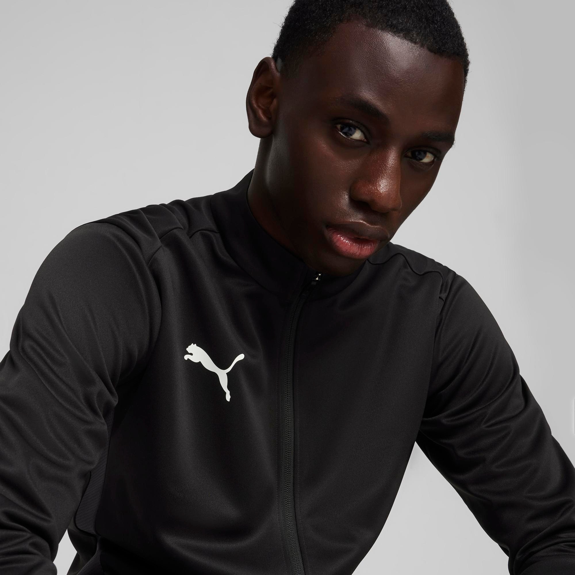 PUMA Trainingsjacke »TEAMGOAL TRAINING JACKET« ohne Kapuze sportlicher Stil, atmungsaktives Material, mit Reißverschlusstaschen
