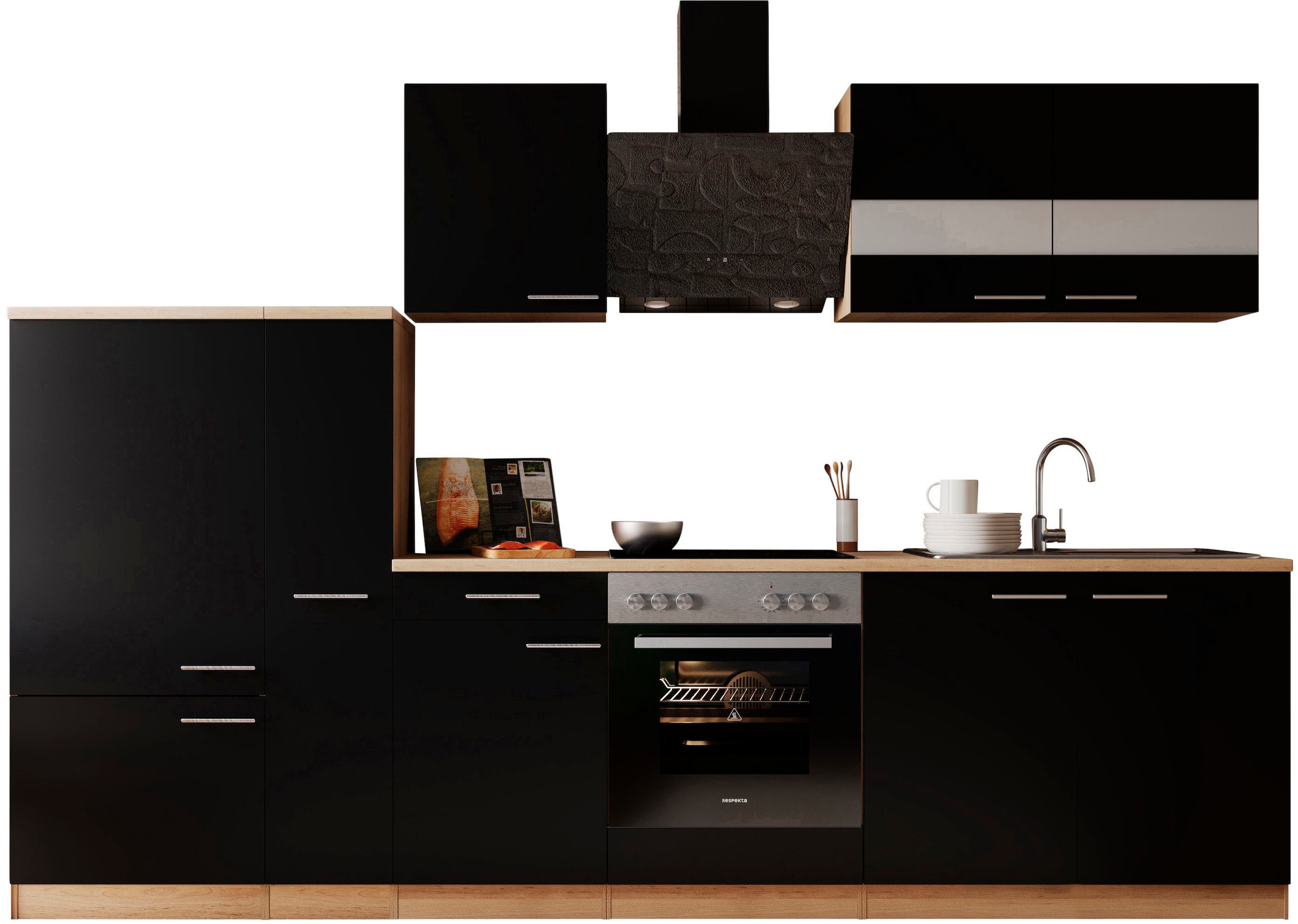 RESPEKTA Küche "Merle" Breite 300 cm, mit Soft-Close, in exklusiver Konfigu günstig online kaufen