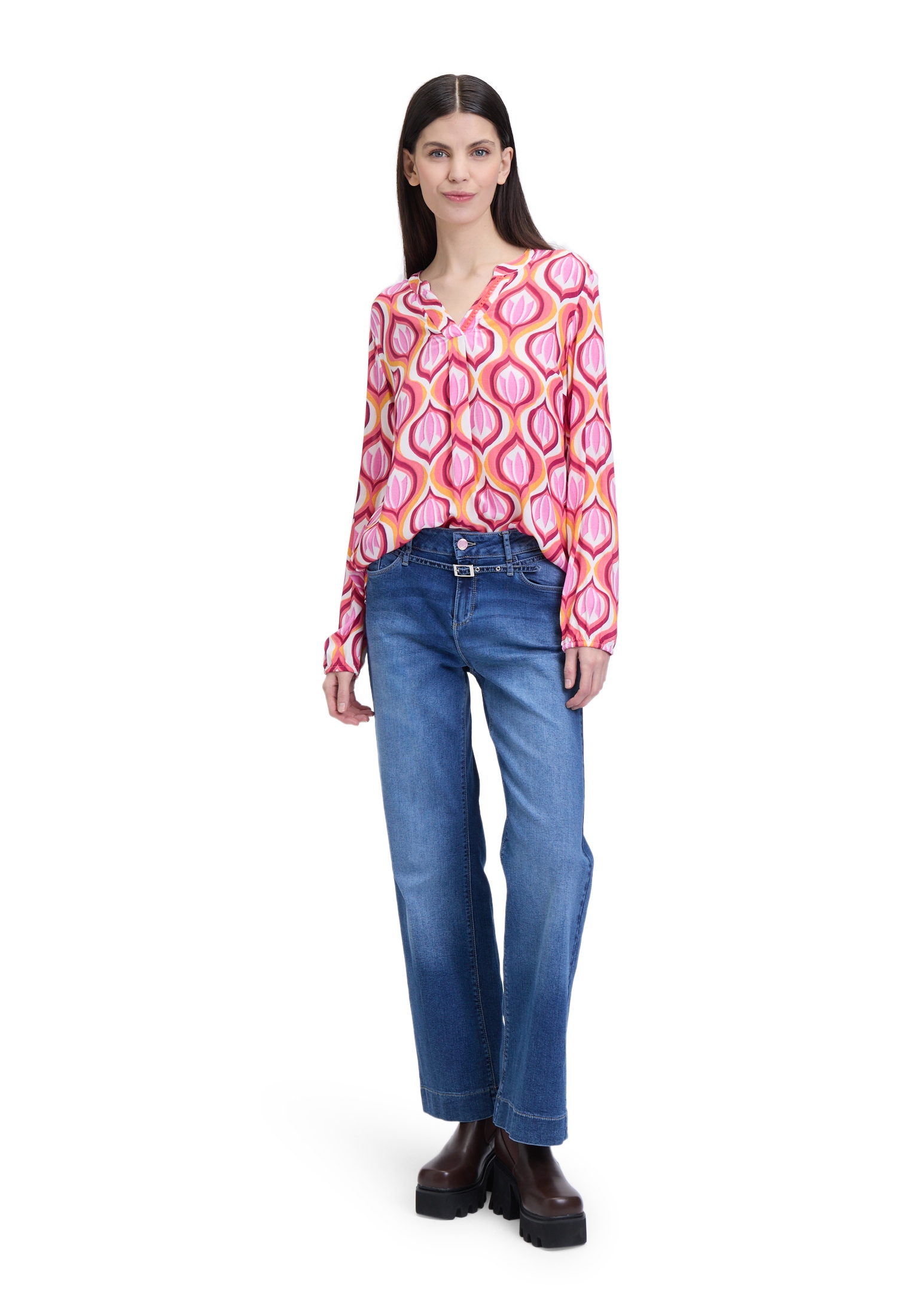 Cartoon Shirtbluse »Cartoon Blusenshirt mit Muster«