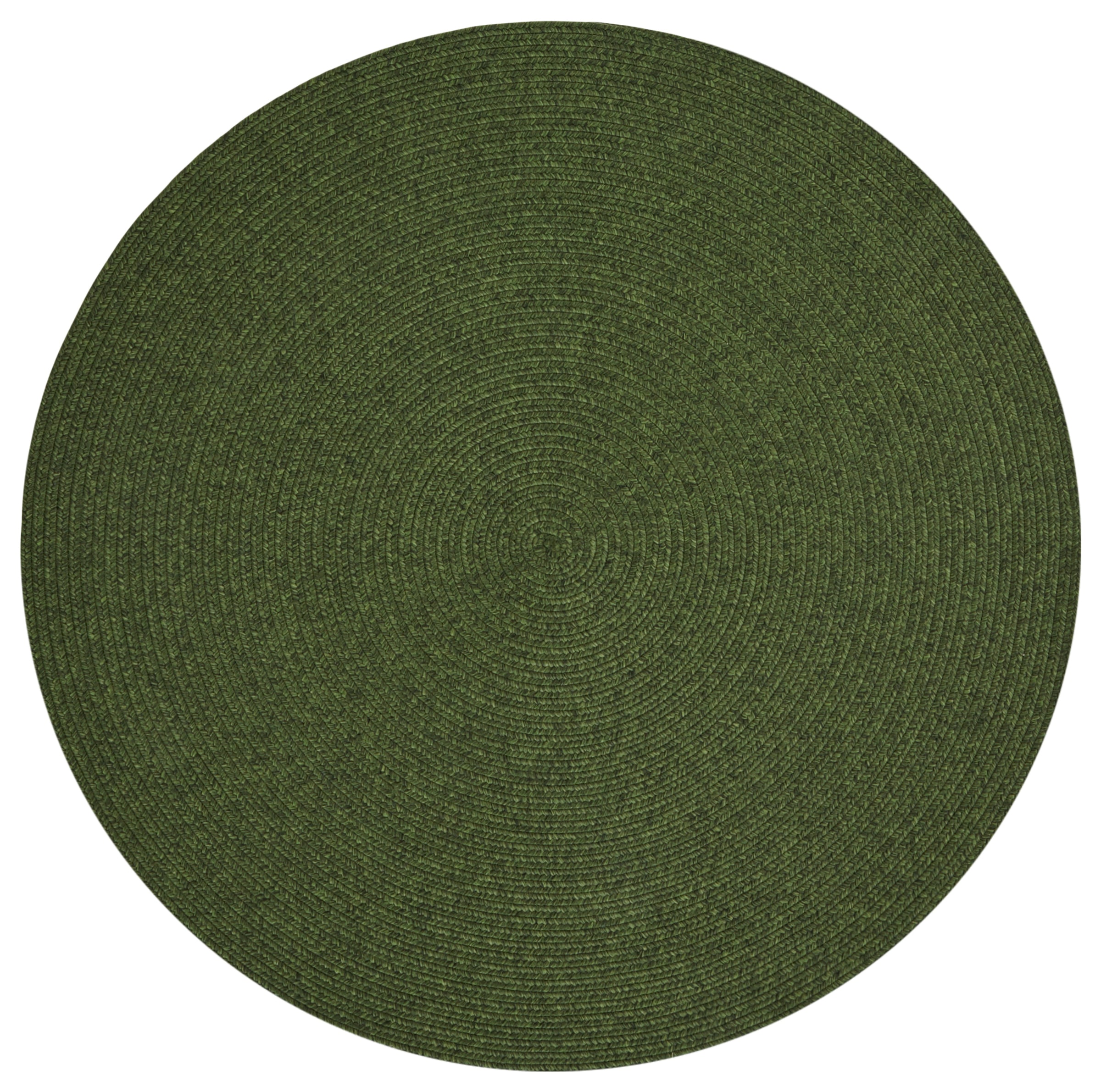 NORTHRUGS Teppich »Trenzado«, rund, 10 mm Höhe, In- & Outdoor, Handmade-Look, Gewebt, Wetterfest, Balkon, Wohnzimmer