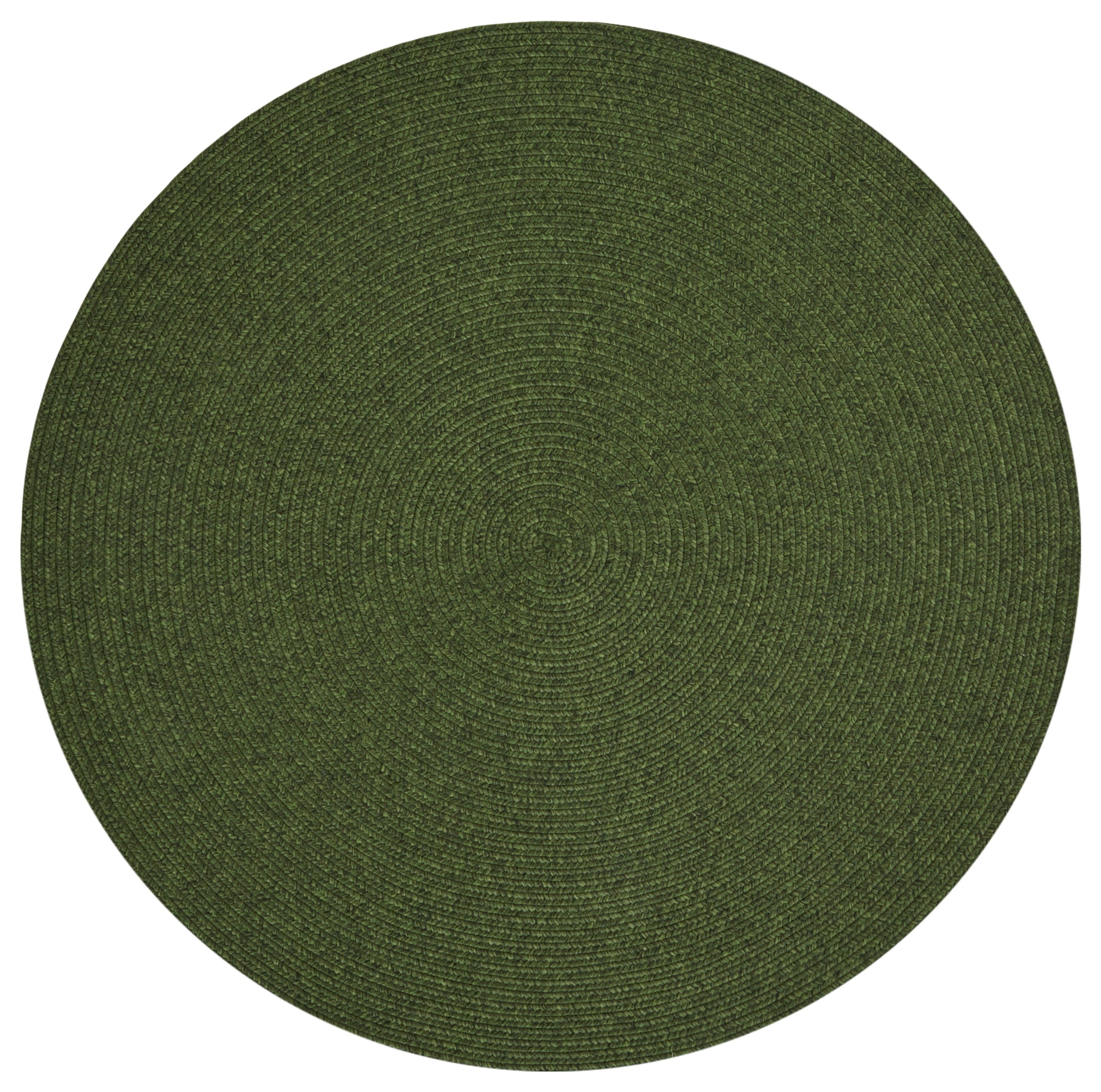 Teppich HANSE HOME "Trenzado", grün, H:10mm Ø:200cm, Polypropylen, Teppiche, Teppich, In- & Outdoor, Handmade-Look, Gewebt, Wetterfest, Balkon, Wohnzimmer 2