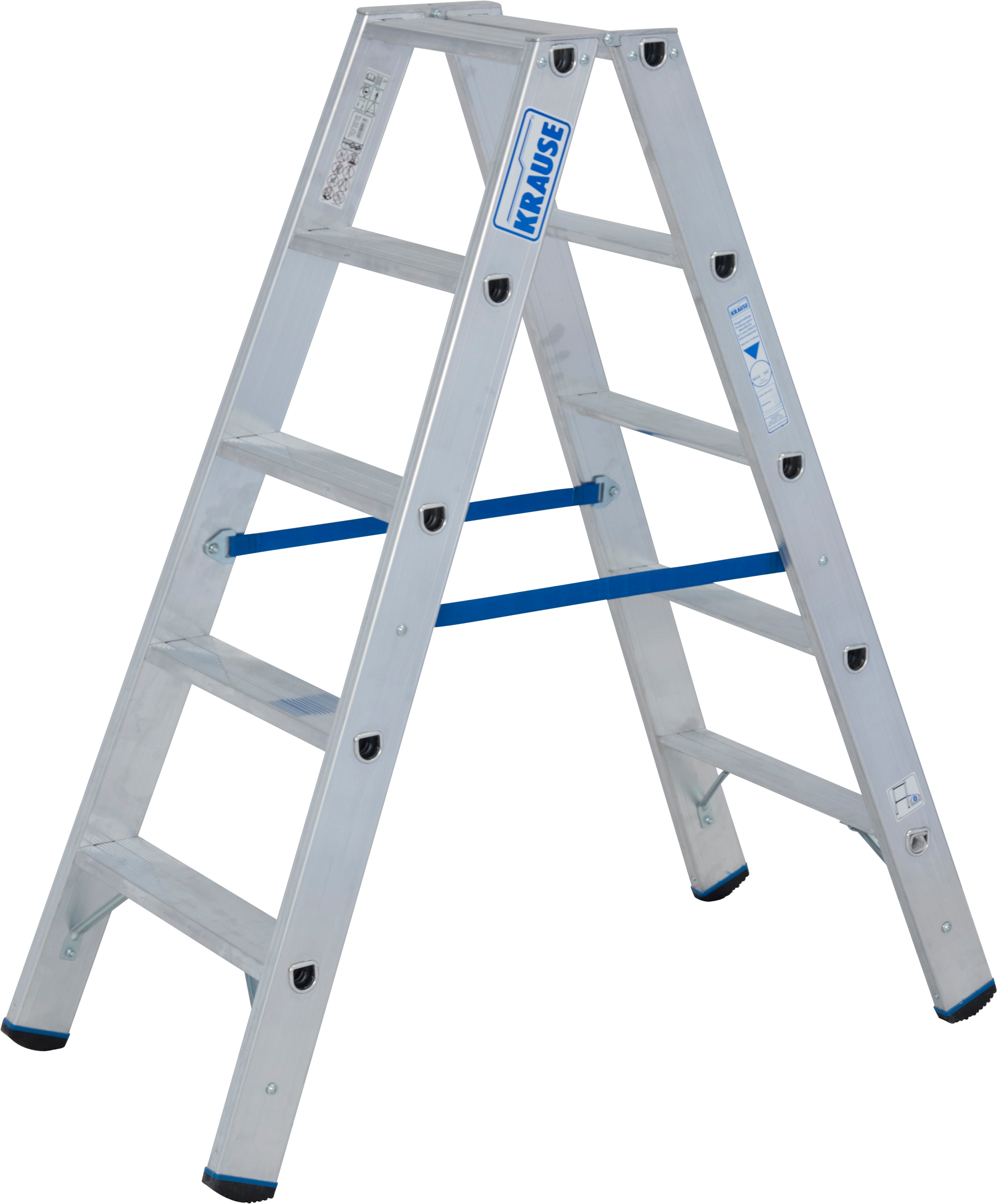 KRAUSE STABILO Stufen-DoppelLeiter 2x5 Stufen