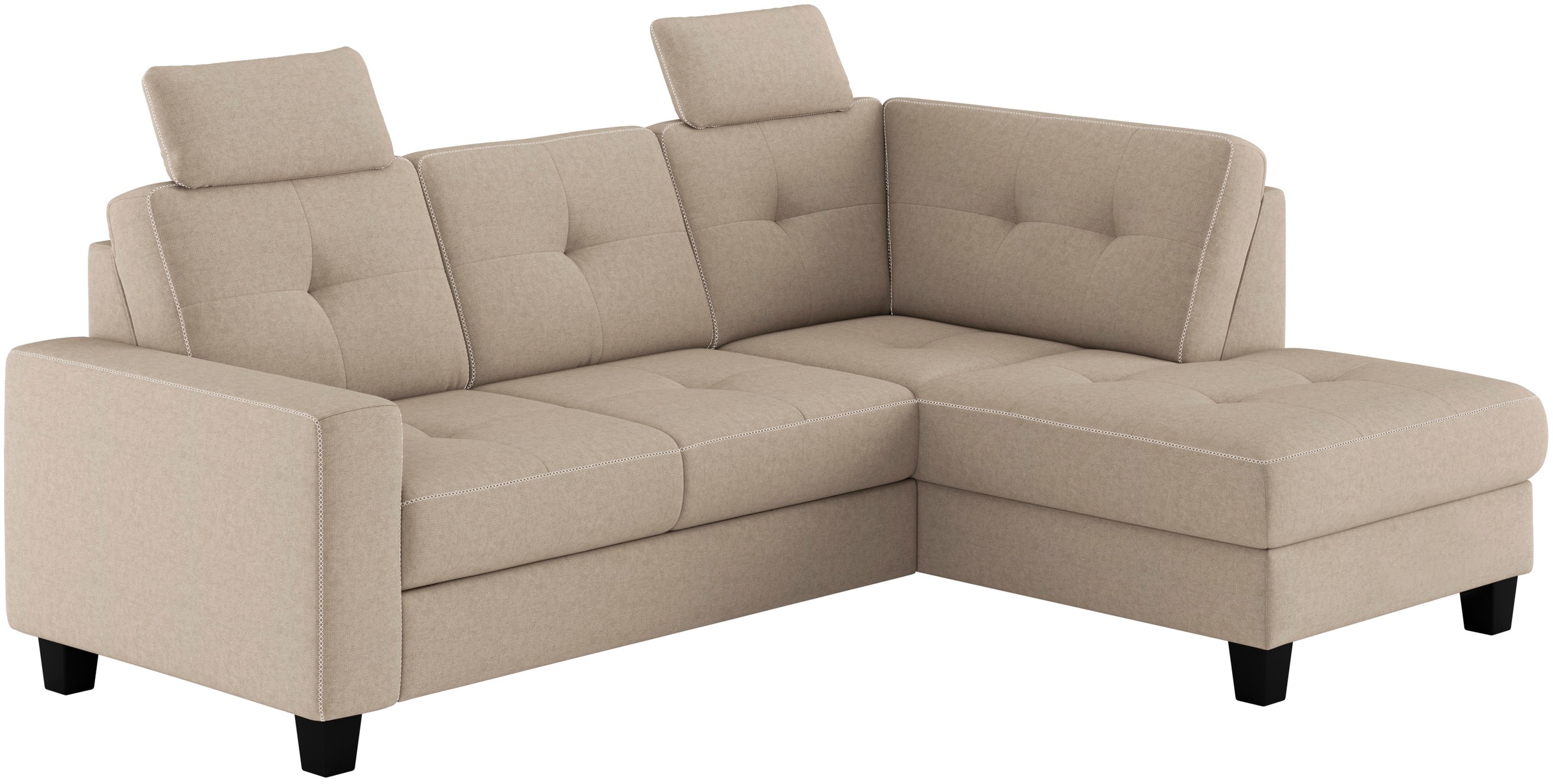 Home affaire Ecksofa »Varese« wahlweise mit Bettfunktion und Bettkasten