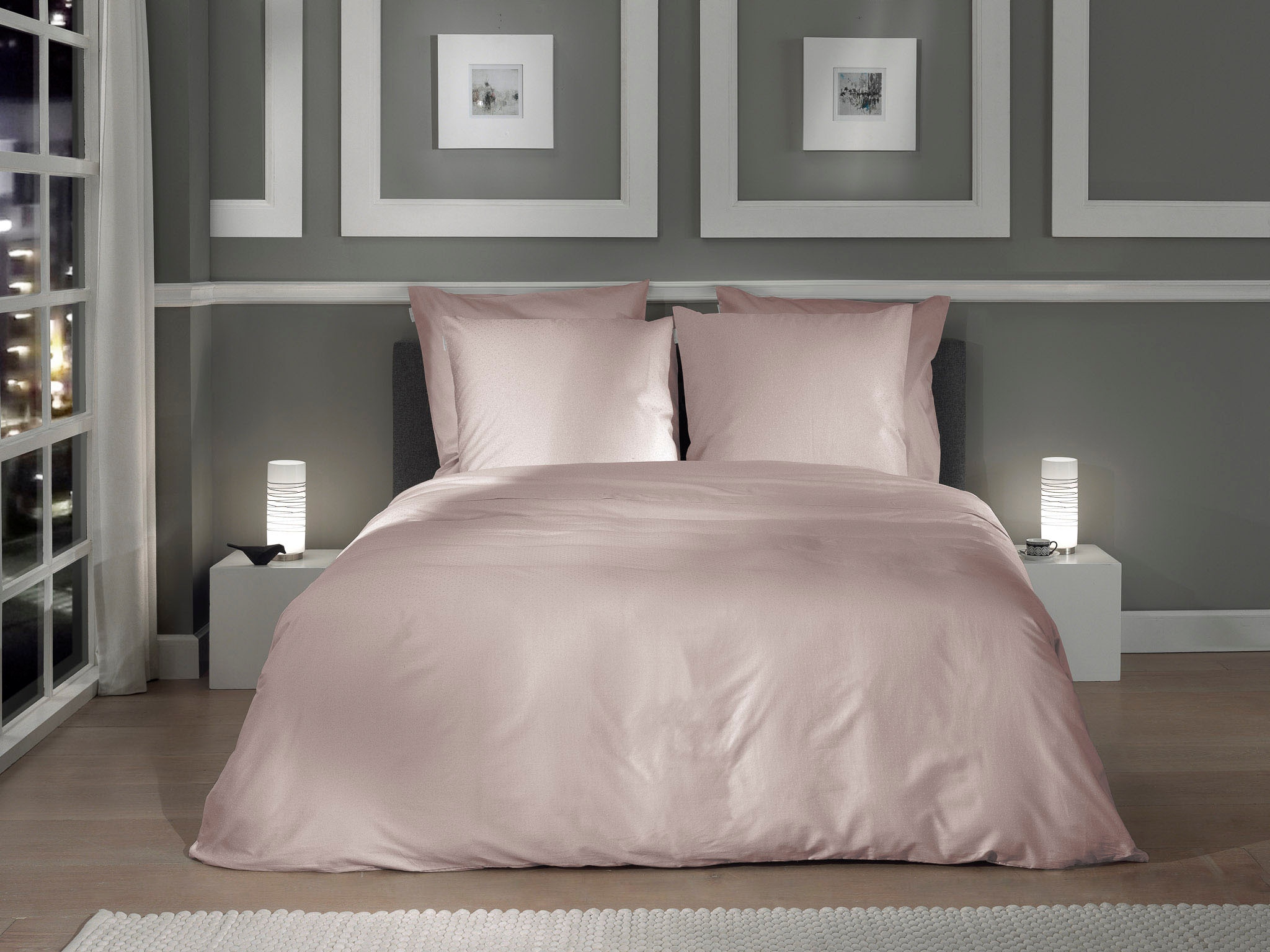 Heckett & Lane Bettwäsche "Punto" 2 Stk. tlg. gepunktet, 100% Baumwolle ab günstig online kaufen