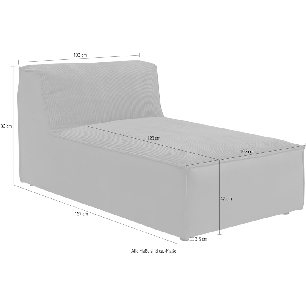 RAUM.ID Chaiselongue »Modulid«, (1 St.)