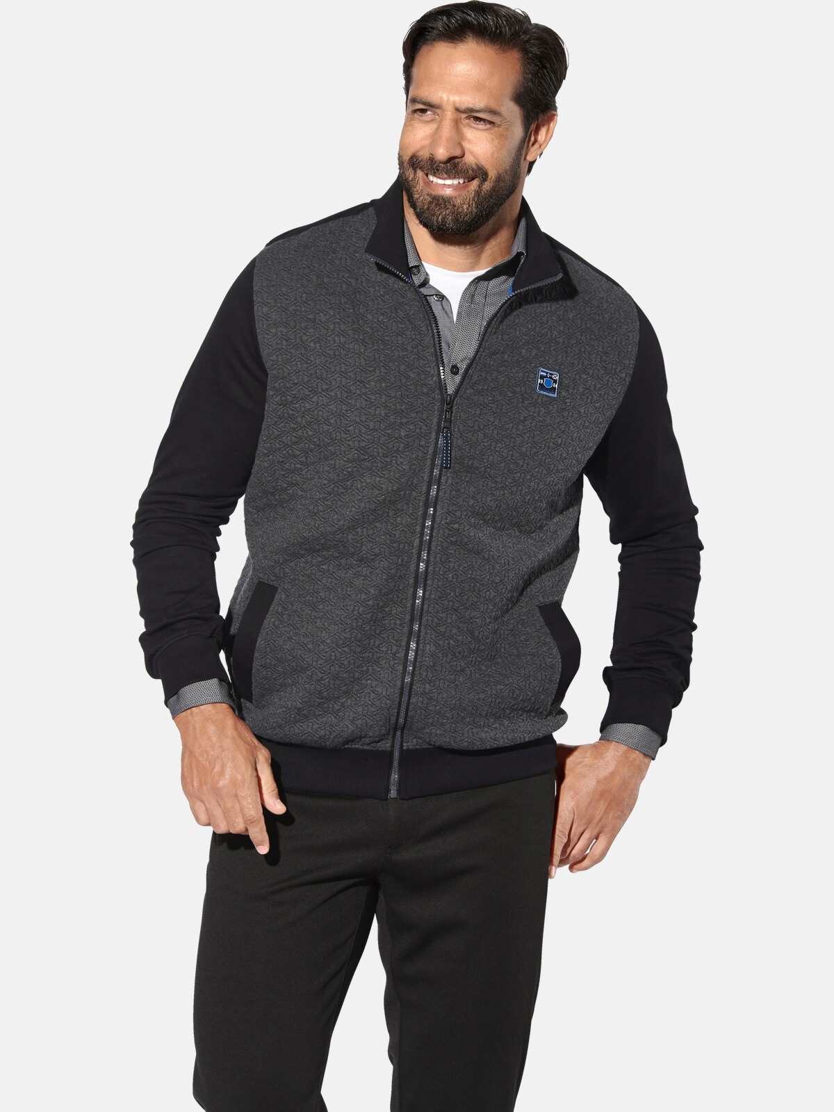 Jan Vanderstorm Sweatjacke "Sweatjacke LARSHEIM" günstig online kaufen