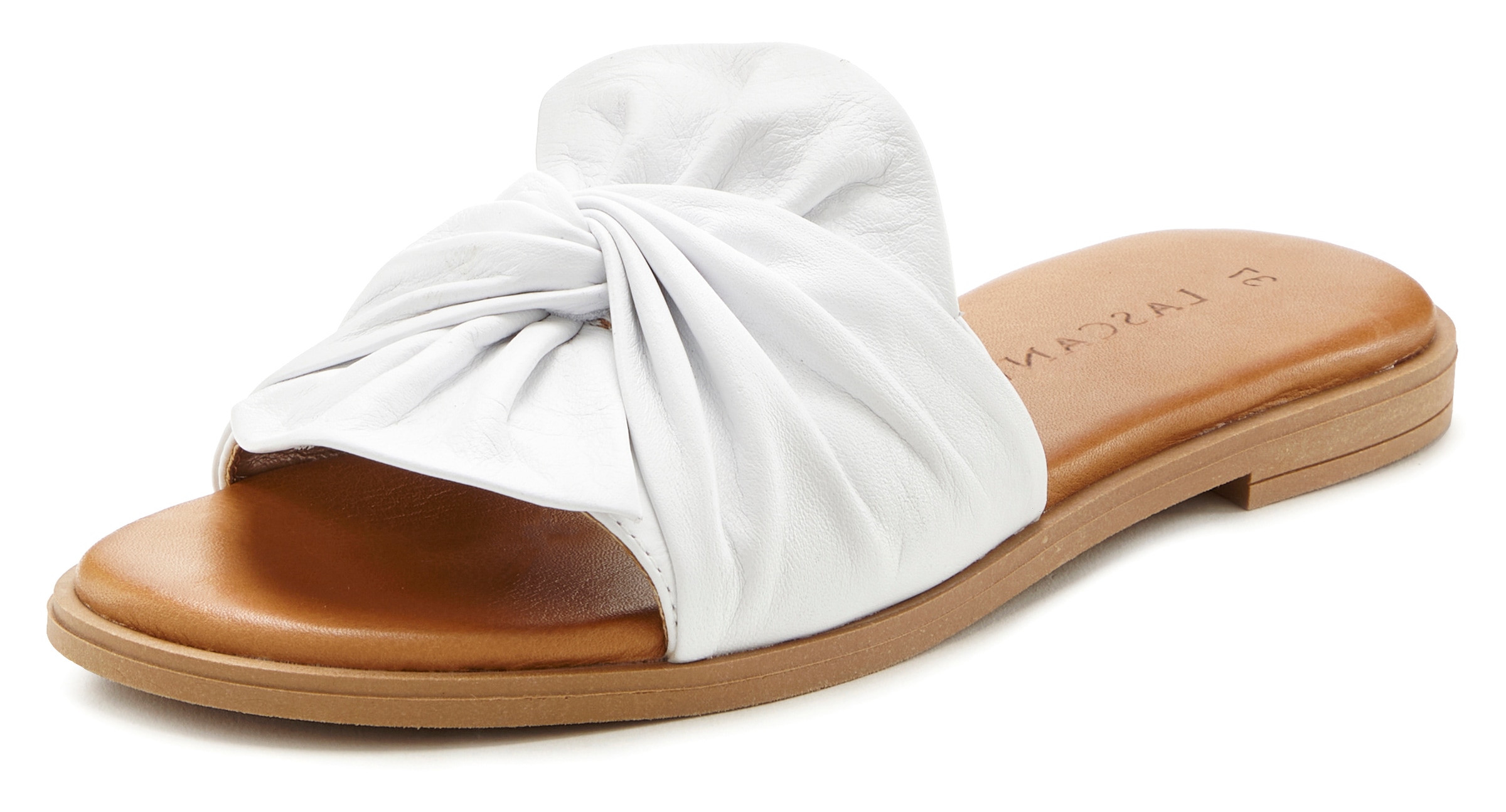 LASCANA Pantolette »Mule, Sandale, offener Schuh«, aus Leder