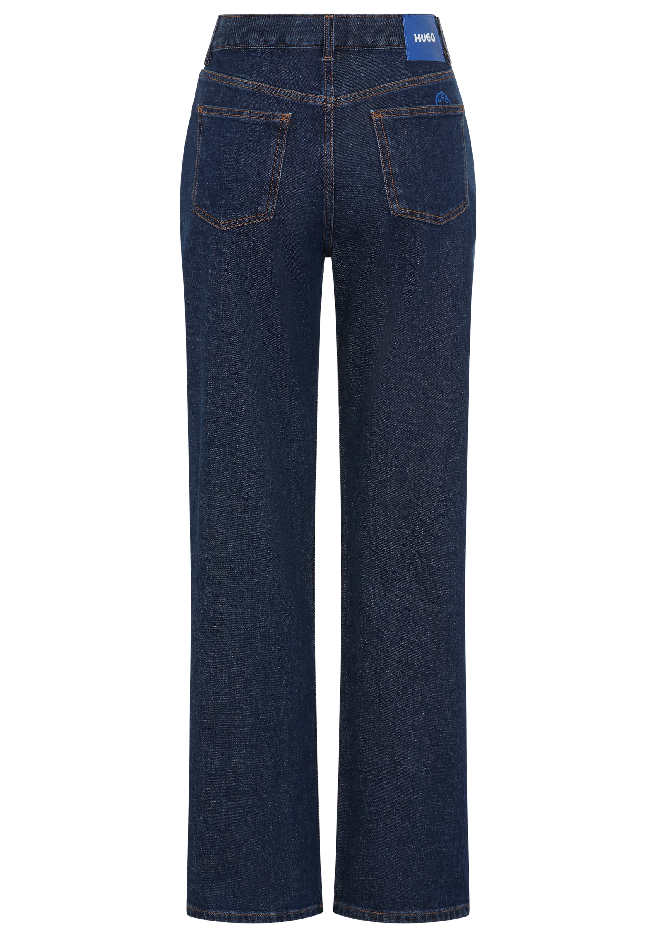 HUGO Blue Straight-Jeans »Elyah« mit extra Länge, Mid Rise