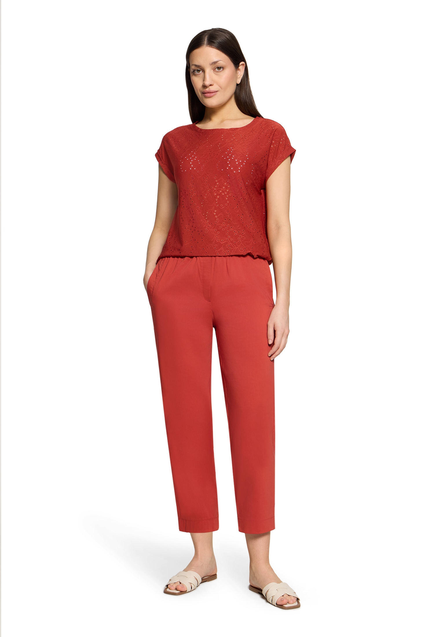 Betty&Co Stoffhose »Damen mit elastischem Bund«