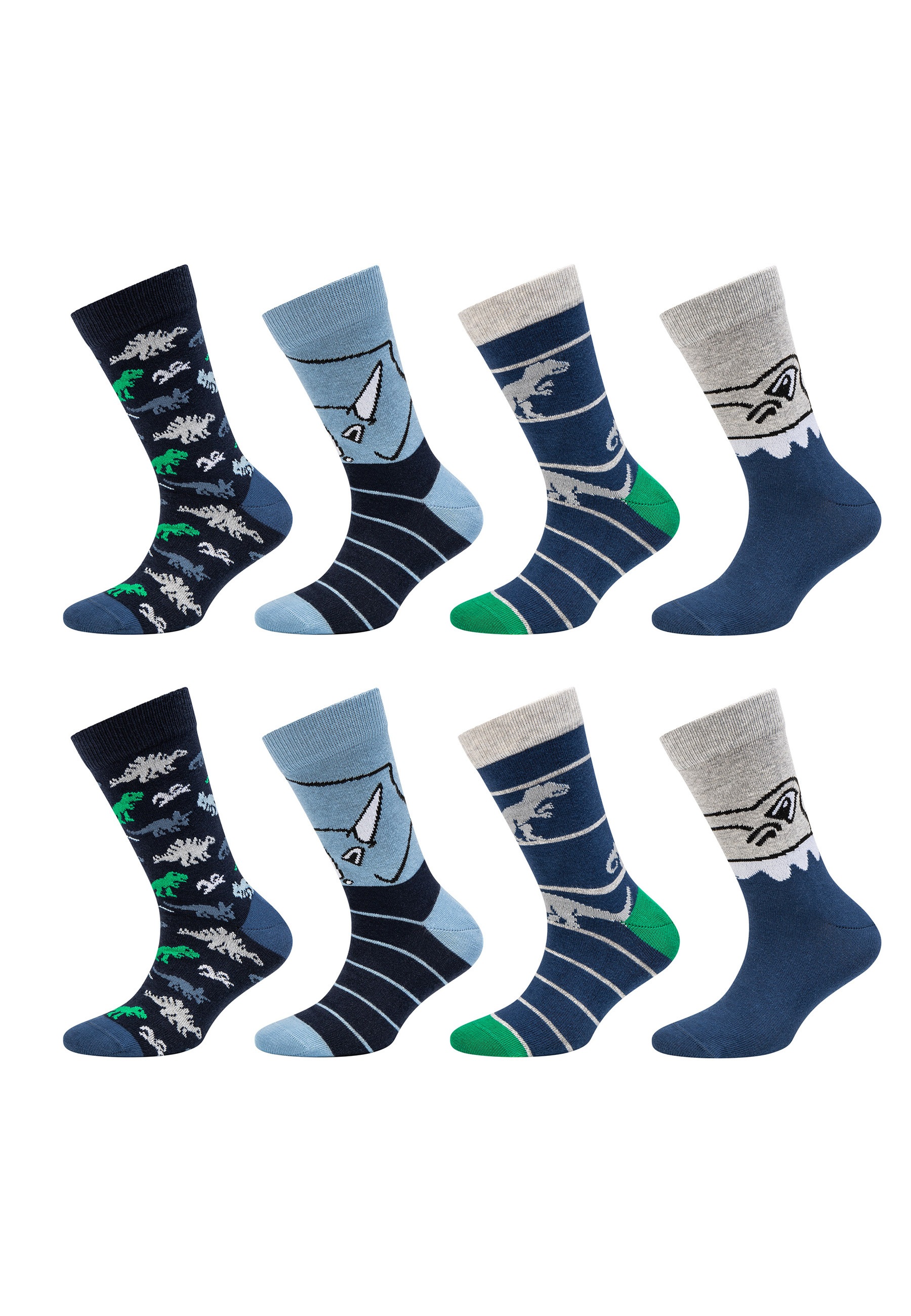 Camano Socken "Kindersocken ca-soft 8er Pack" 8er Pack Ohne drückenden Gumm günstig online kaufen