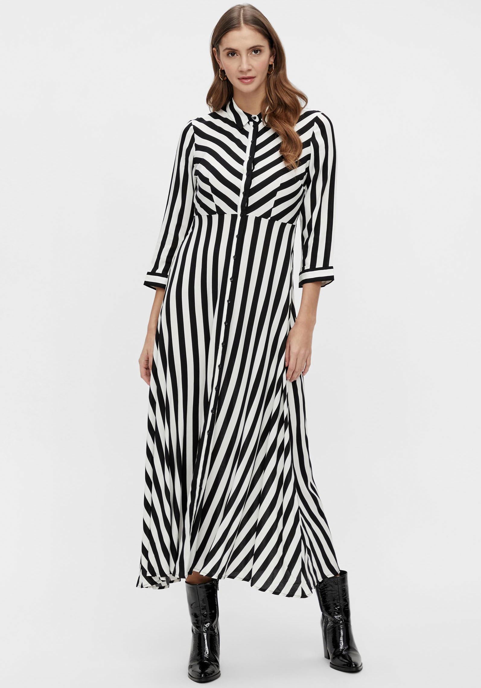 Y.A.S "YASSAVANNA LONG SHIRT DRESS" Viskose, loose fit