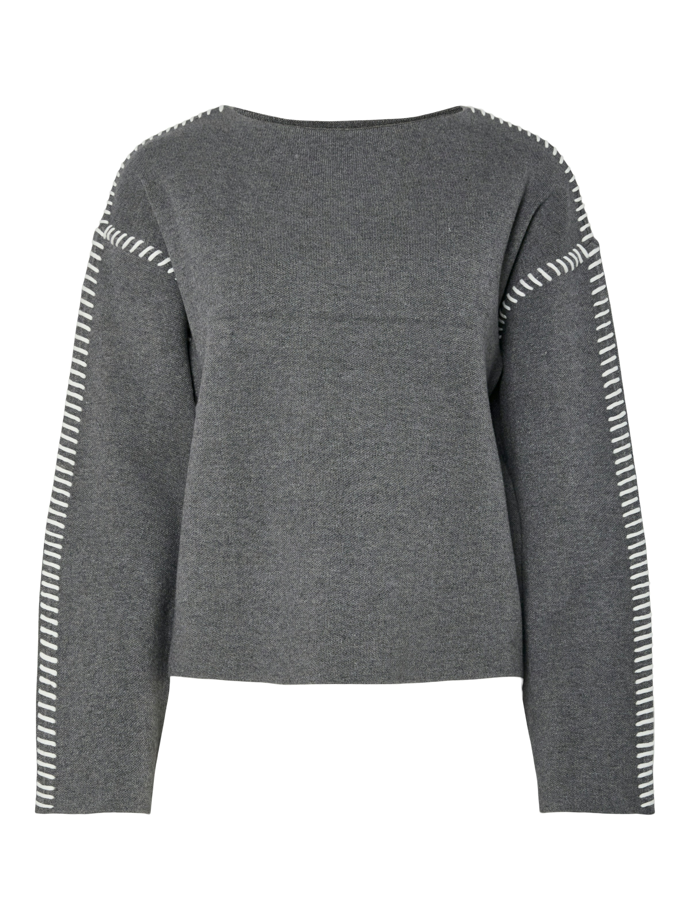 Y.A.S Strickpullover "YASSTITCHA LS KNIT PULLOVER S. NOOS", farblich abgese günstig online kaufen