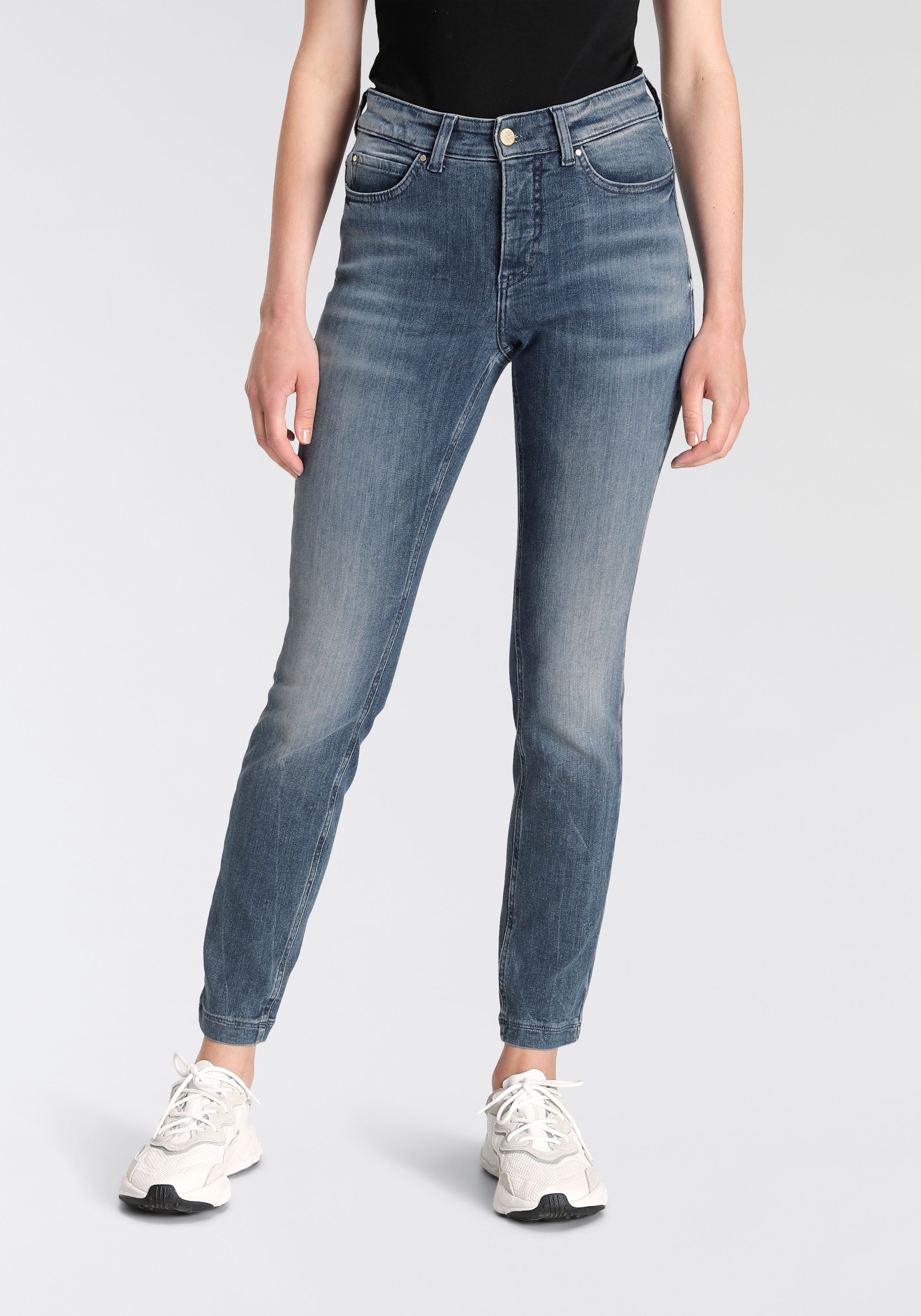 MAC Skinny-fit-Jeans "Dream Skinny", in hochelastische Qualität für den per günstig online kaufen