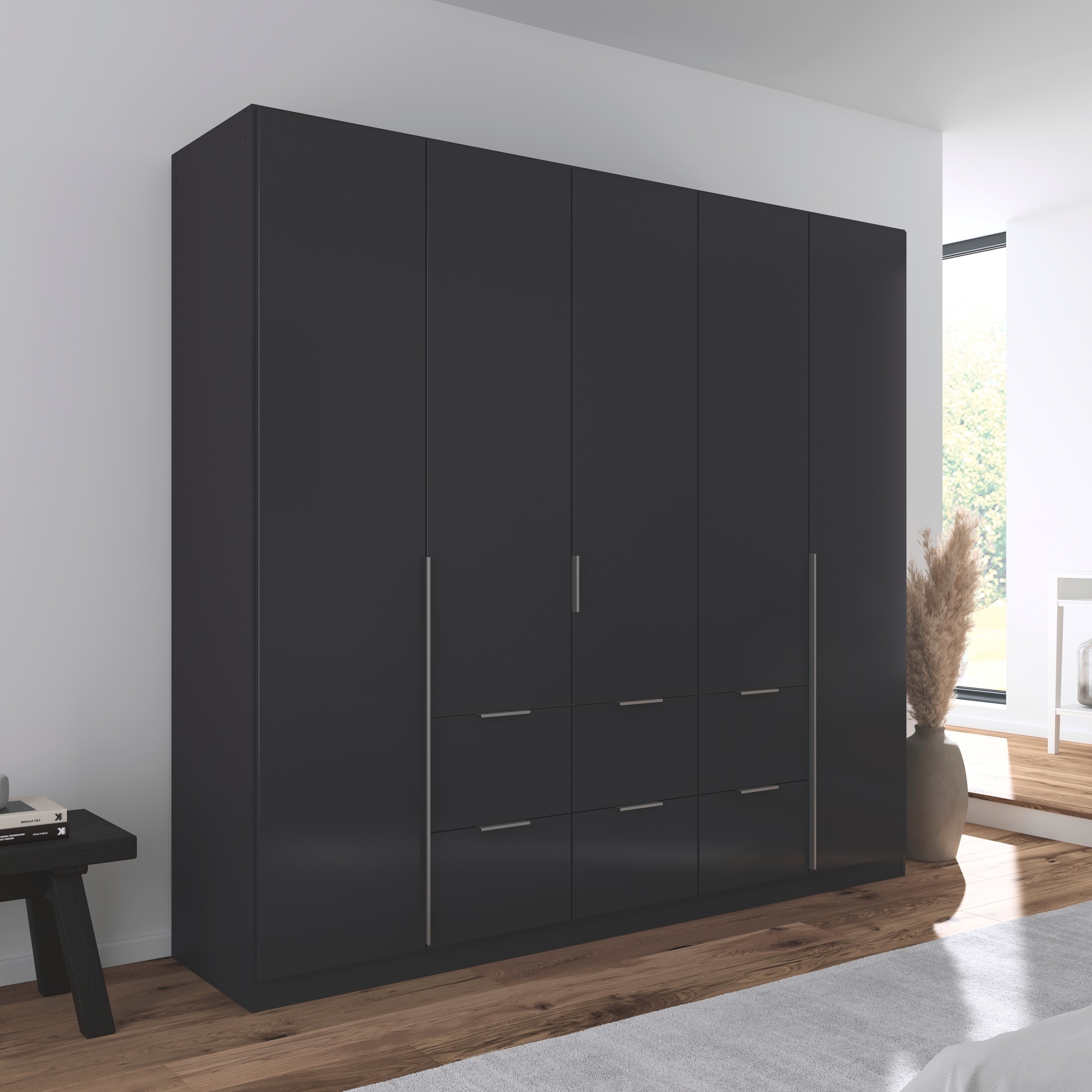 OTTO home Drehtürenschrank "Kleiderschrank Schrank Garderobe AGORDO mit Dek günstig online kaufen