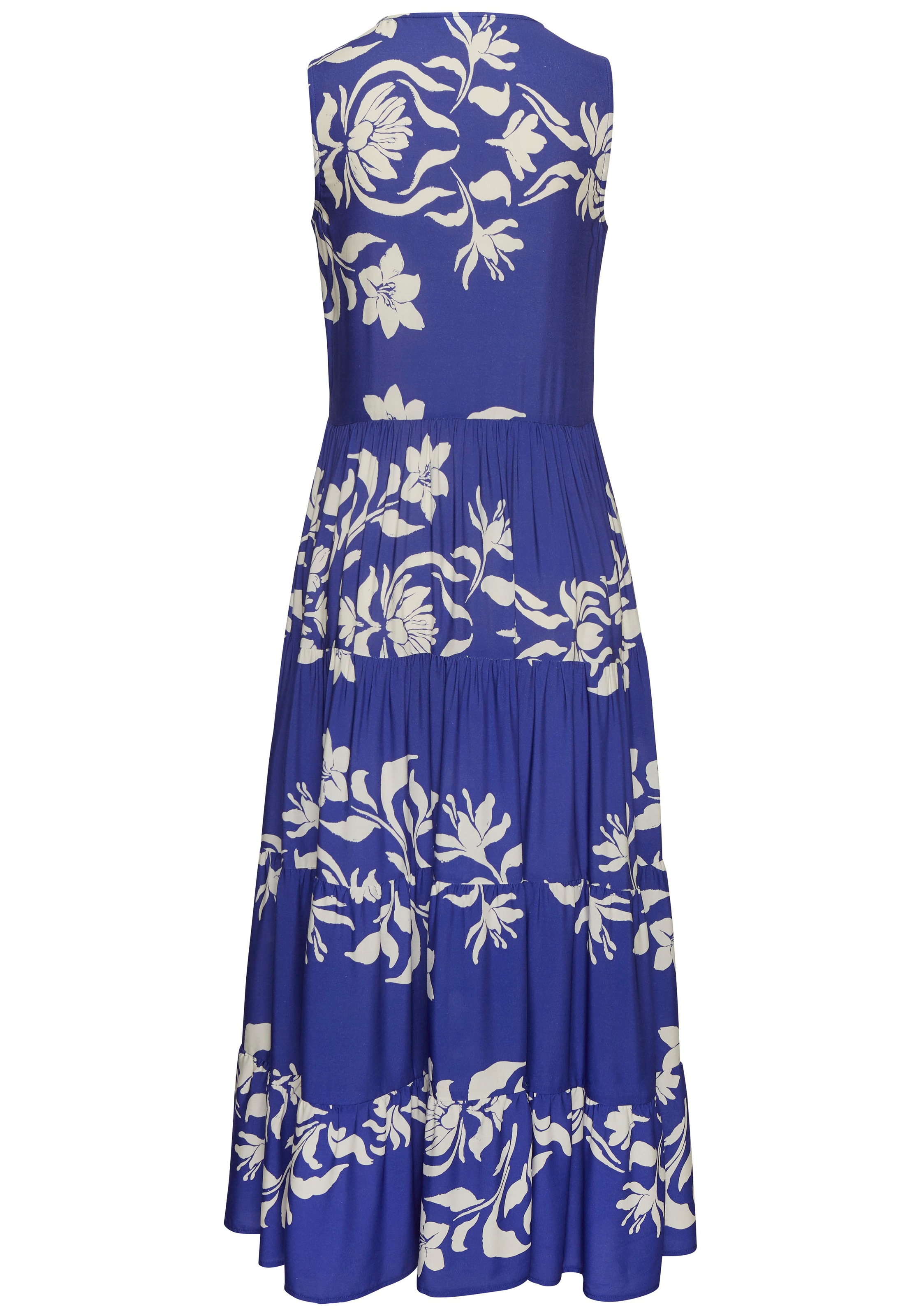 Thumbnail - LASCANA Druckkleid, mit Volants