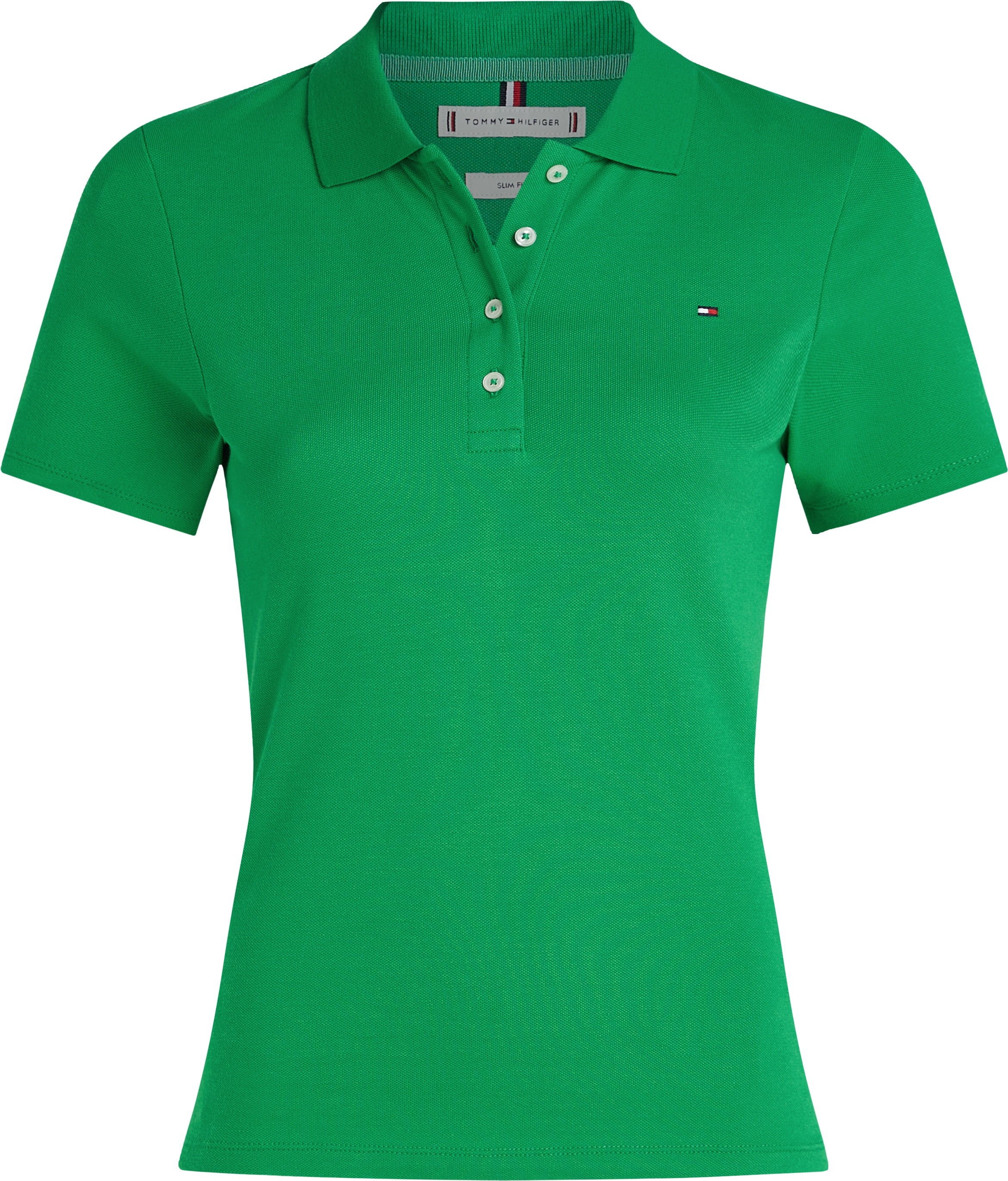 Tommy Hilfiger Poloshirt »1985 Slim Fit Pique Premium«, mit Logostickerei, mit Seitenschlitzen