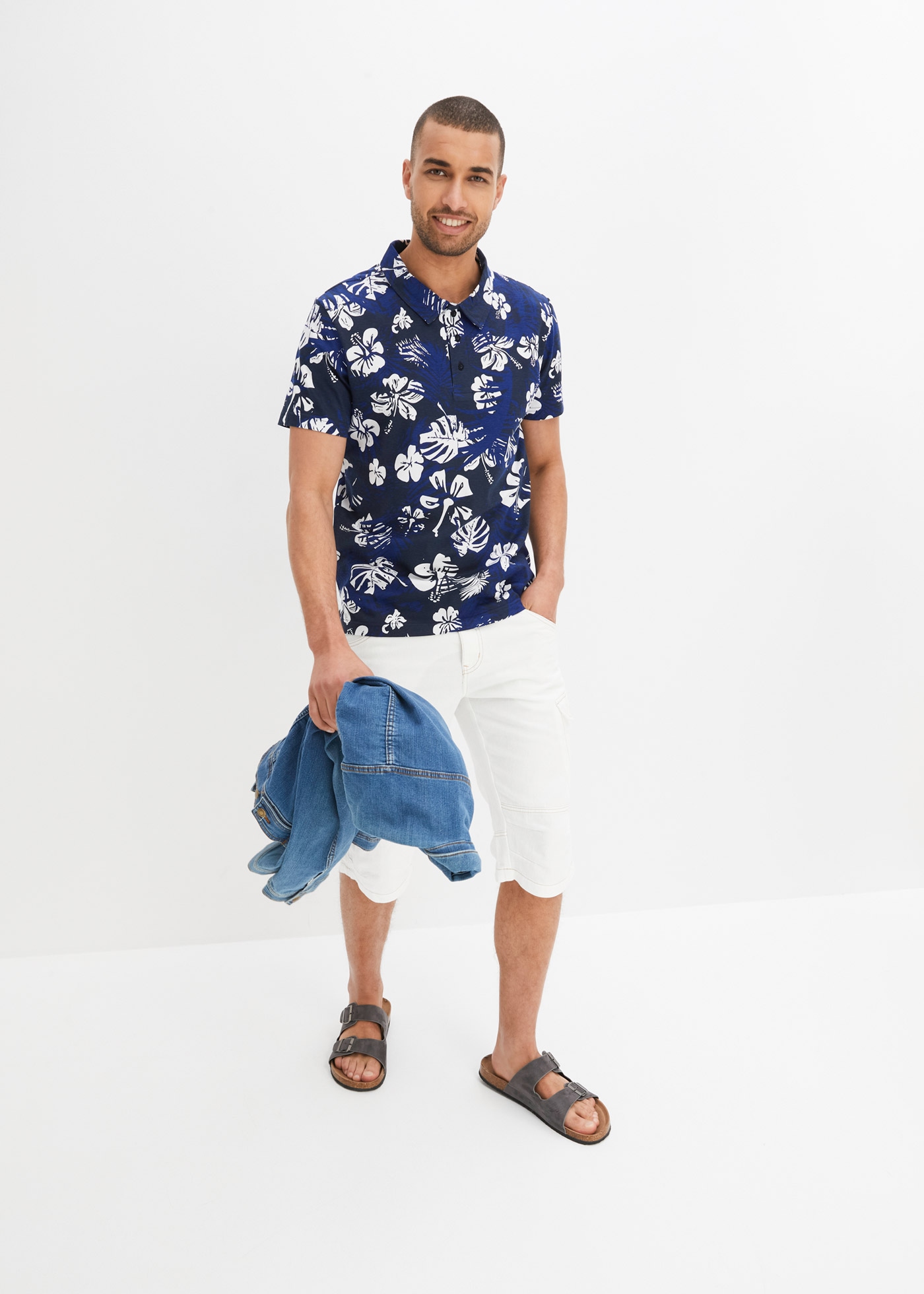 bonprix Poloshirt Regular Fit, Kurzarm, mit Polokragen, aus Baumwolle