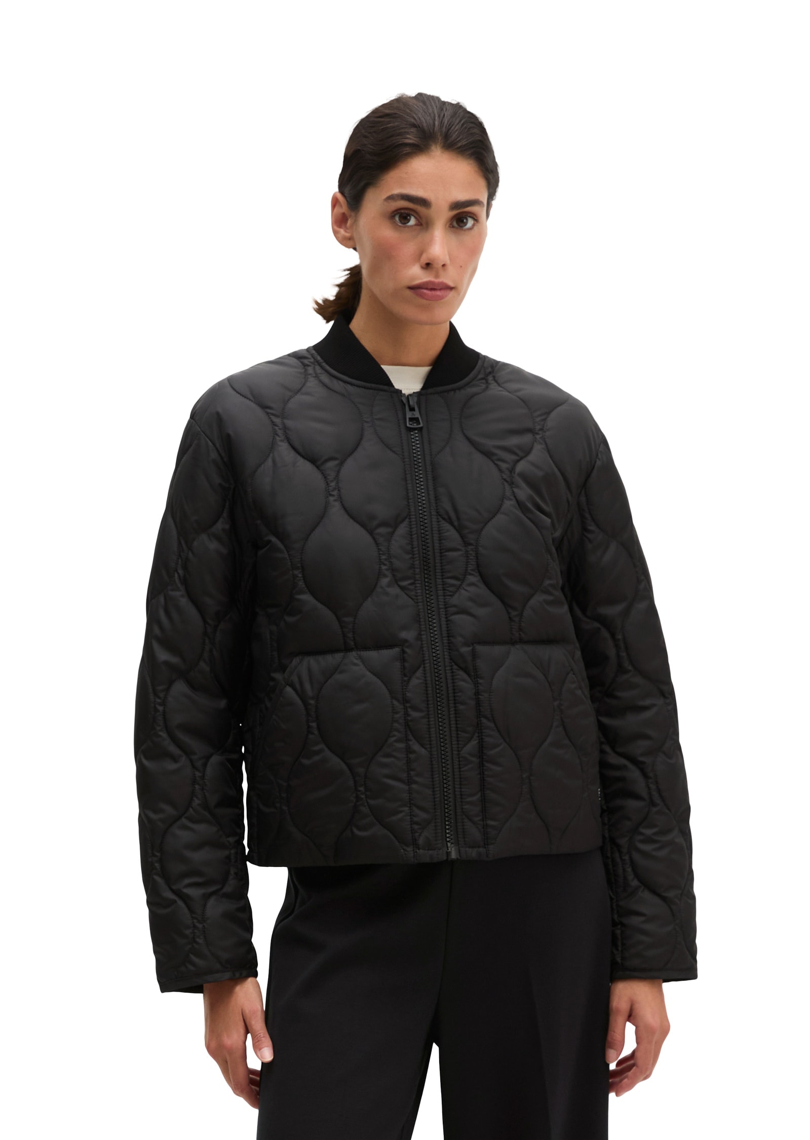 Marc OPolo Outdoorjacke "aus recyceltem Polyester" ohne Kapuze