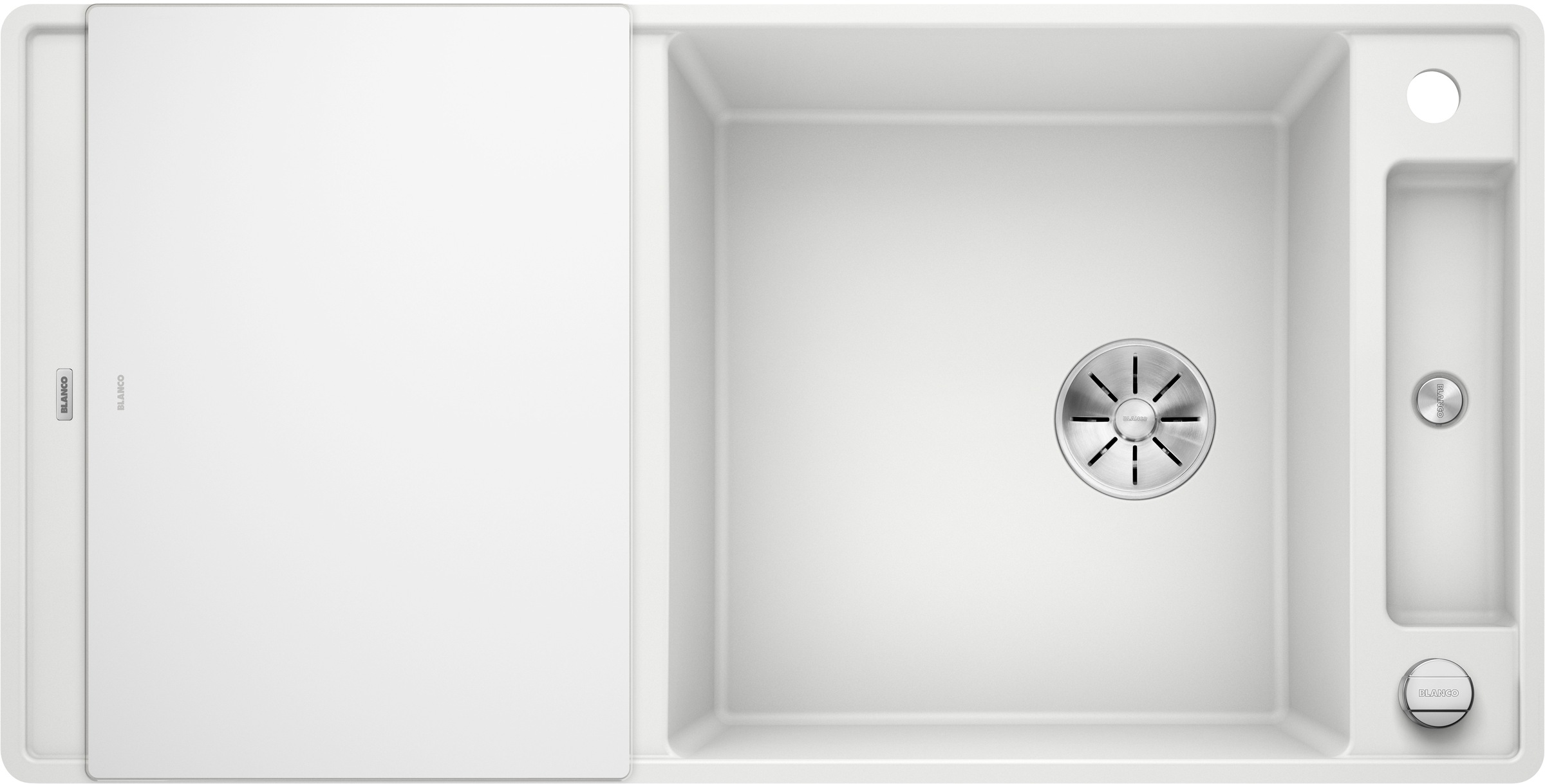 Blanco Granitspüle »AXIA III XL 6 S-F« 1 Stk. tlg. inklusive gratis Glasschneidebrett