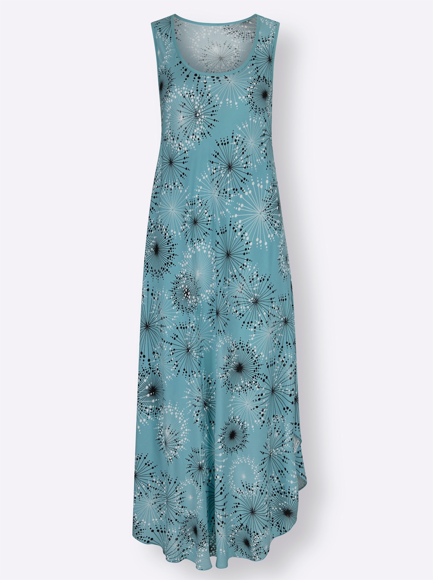 Inspirationen Print Dress Blue 48 3