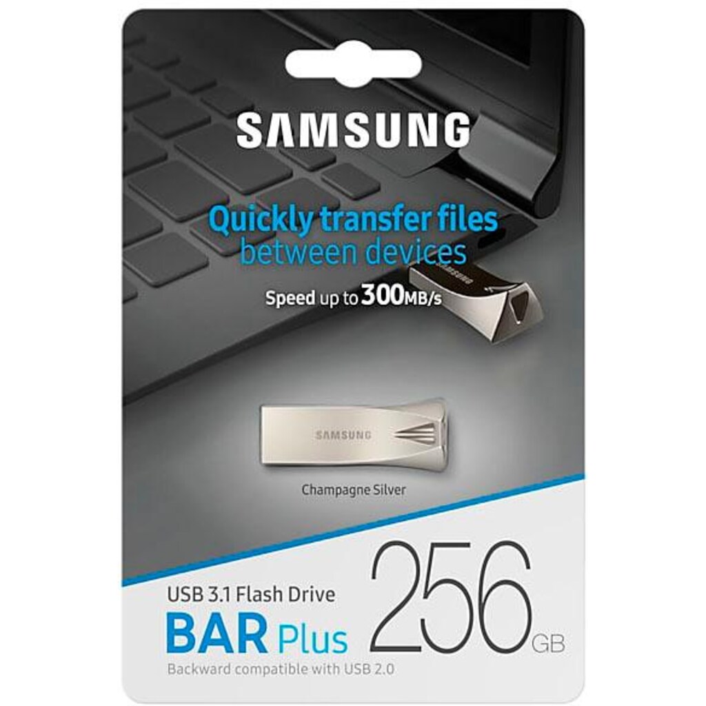 Samsung USB-Stick »USB Drive Bar Plus«, (USB 3.1 Lesegeschwindigkeit 300 MB/s)