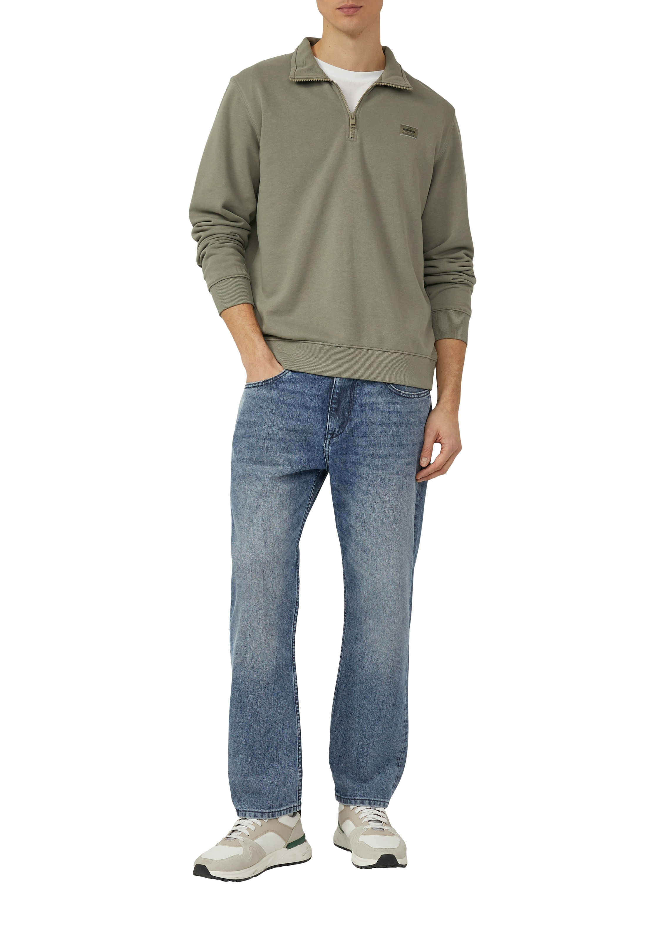 s.Oliver Sweater , mit Troyer-Kragen
