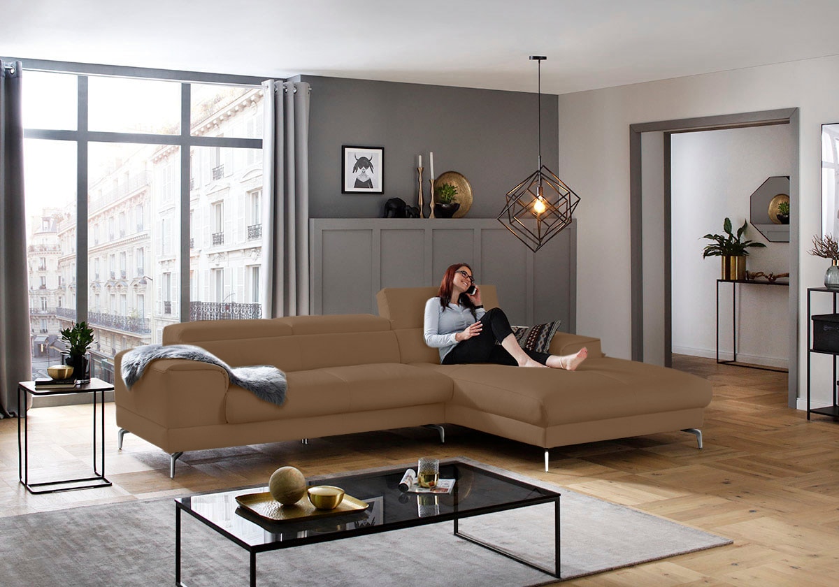 W.SCHILLIG Ecksofa "piedroo, Designsofa mit tollem Sitzkomfort, bequem und günstig online kaufen